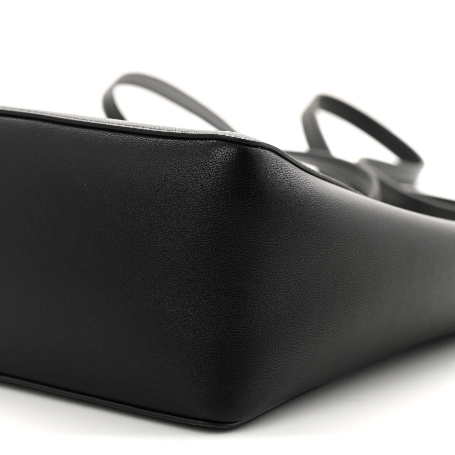 Nappa VLogo Bold Bucket Bag Black