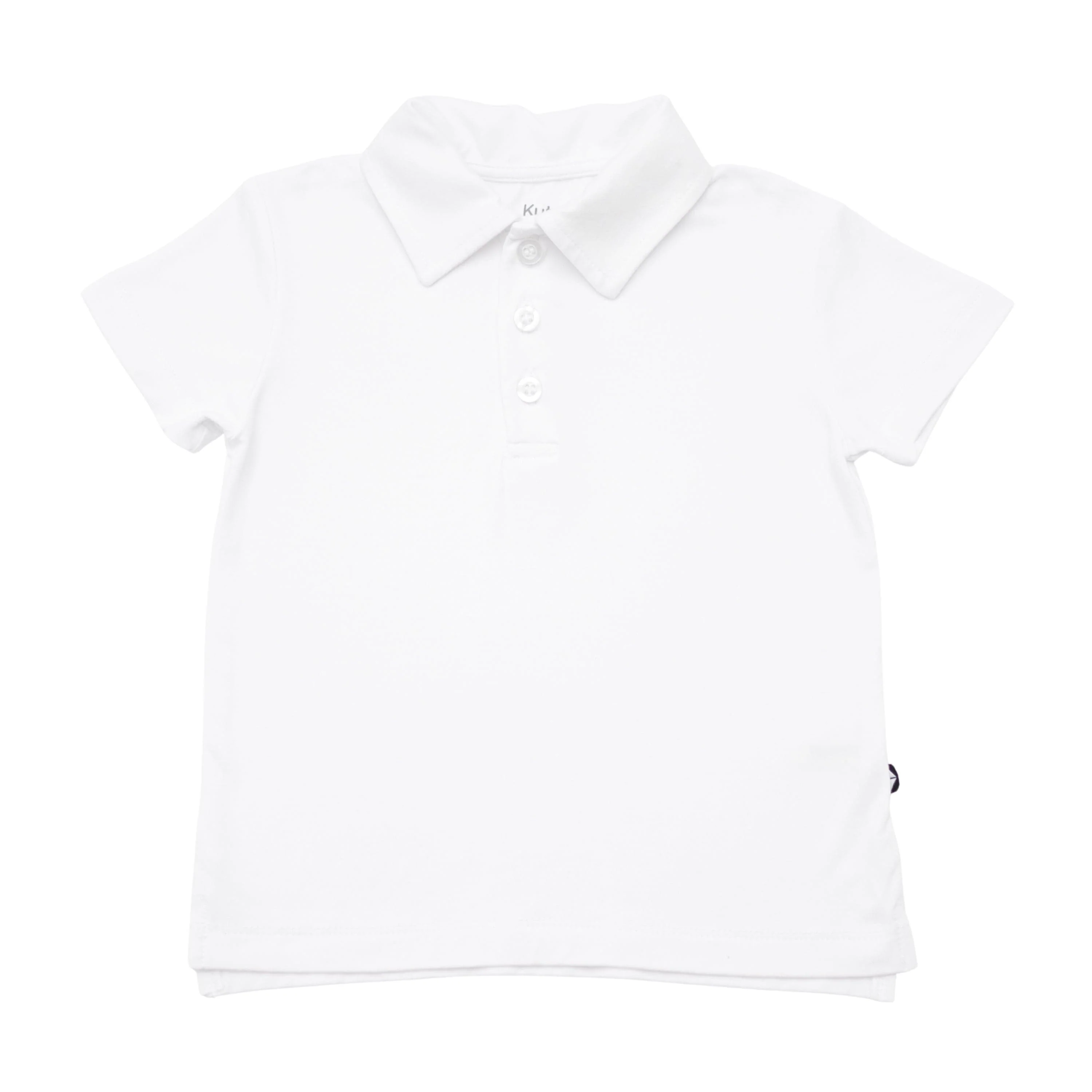 Toddler Short Sleeve Polo in Snow