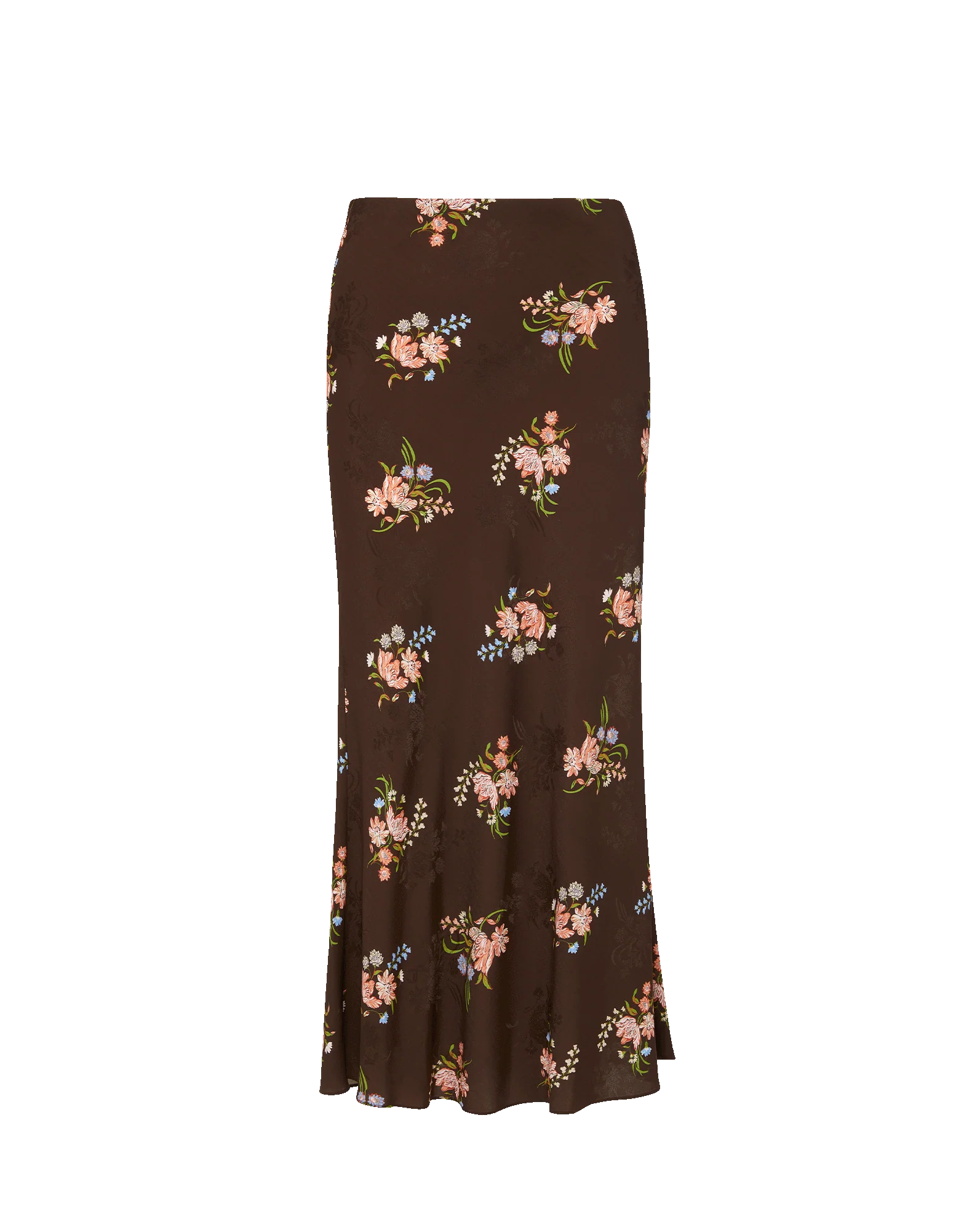 Clover Floral Midi Skirt