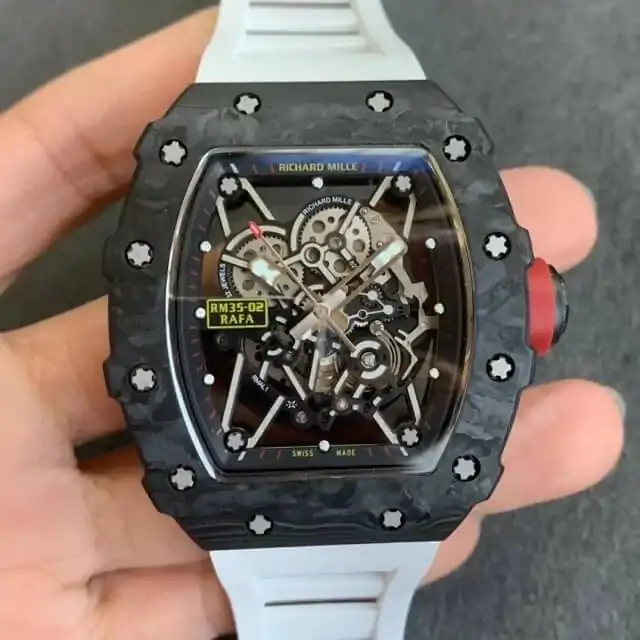 Richard Mille RM35-02 KV Factory White Strap
