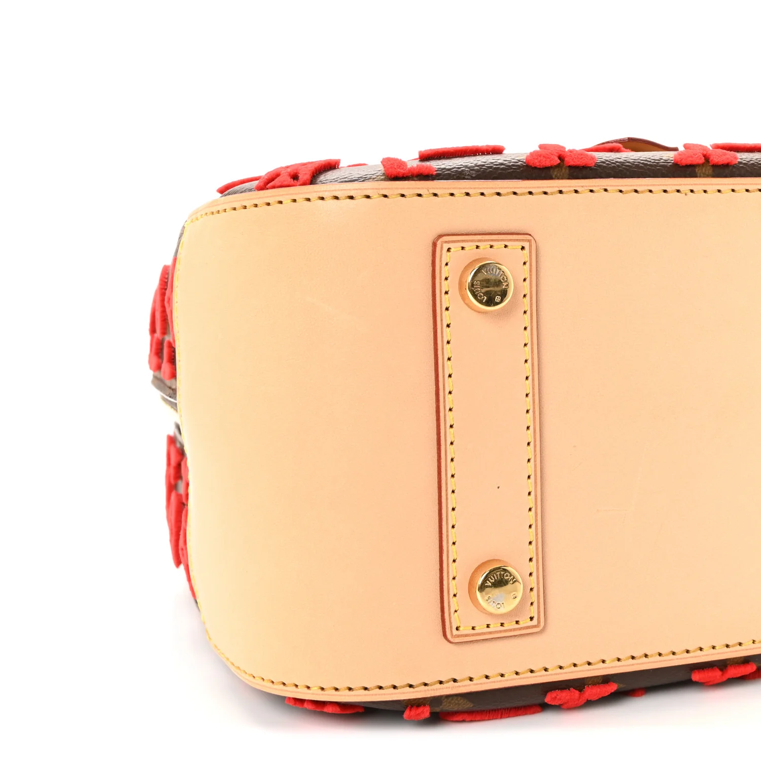 Monogram Tuffetage Deauville Cube Red