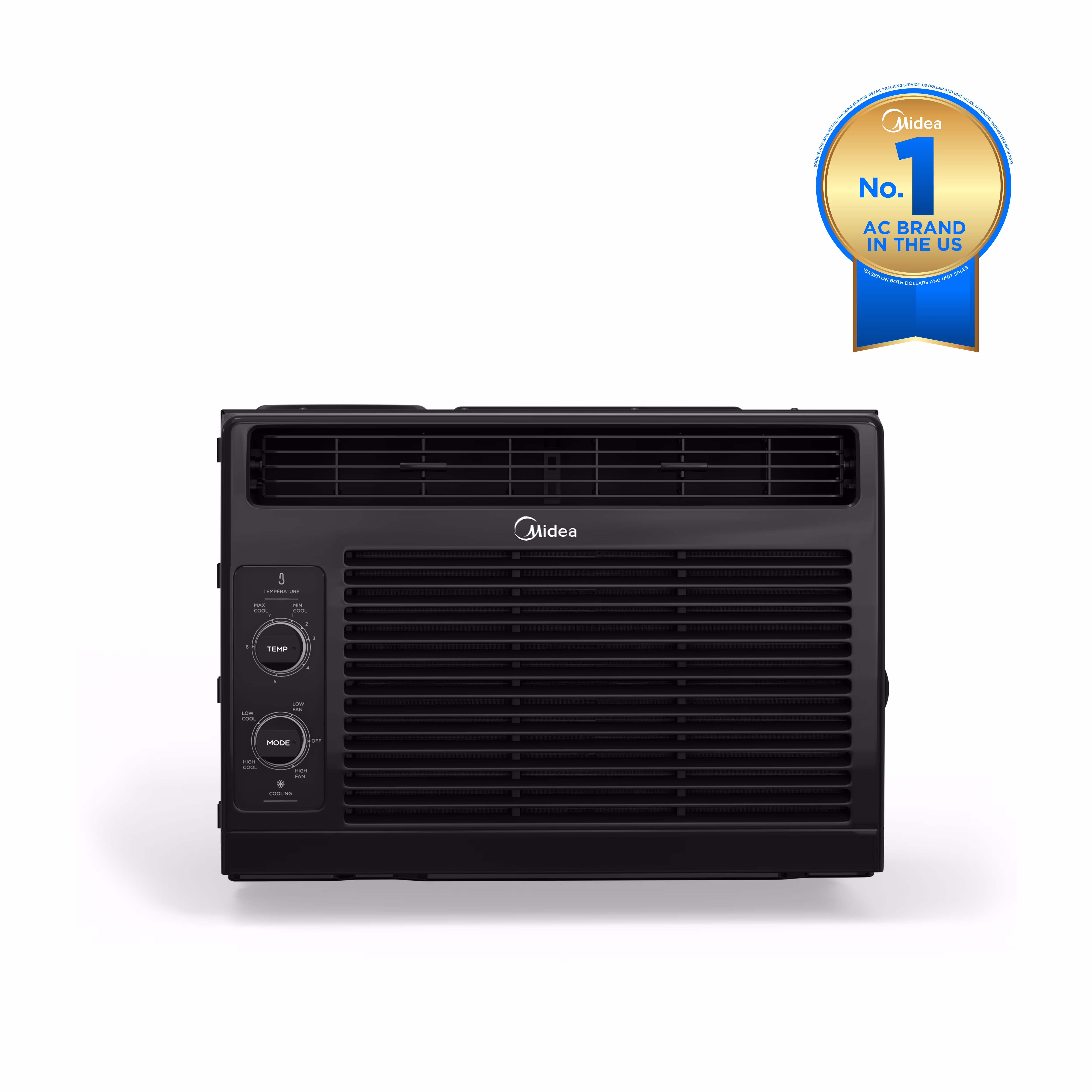 Midea 5, 000 BTU 150 Sq Ft Mechanical Window Air Conditioner, White, MAW05M1WWT, New