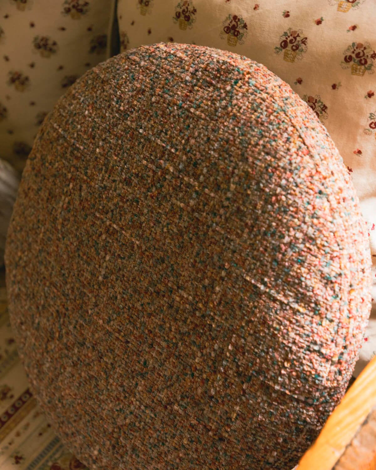 Suaus - Cojín Redondo de Tela (Ø43 cm) Suaus