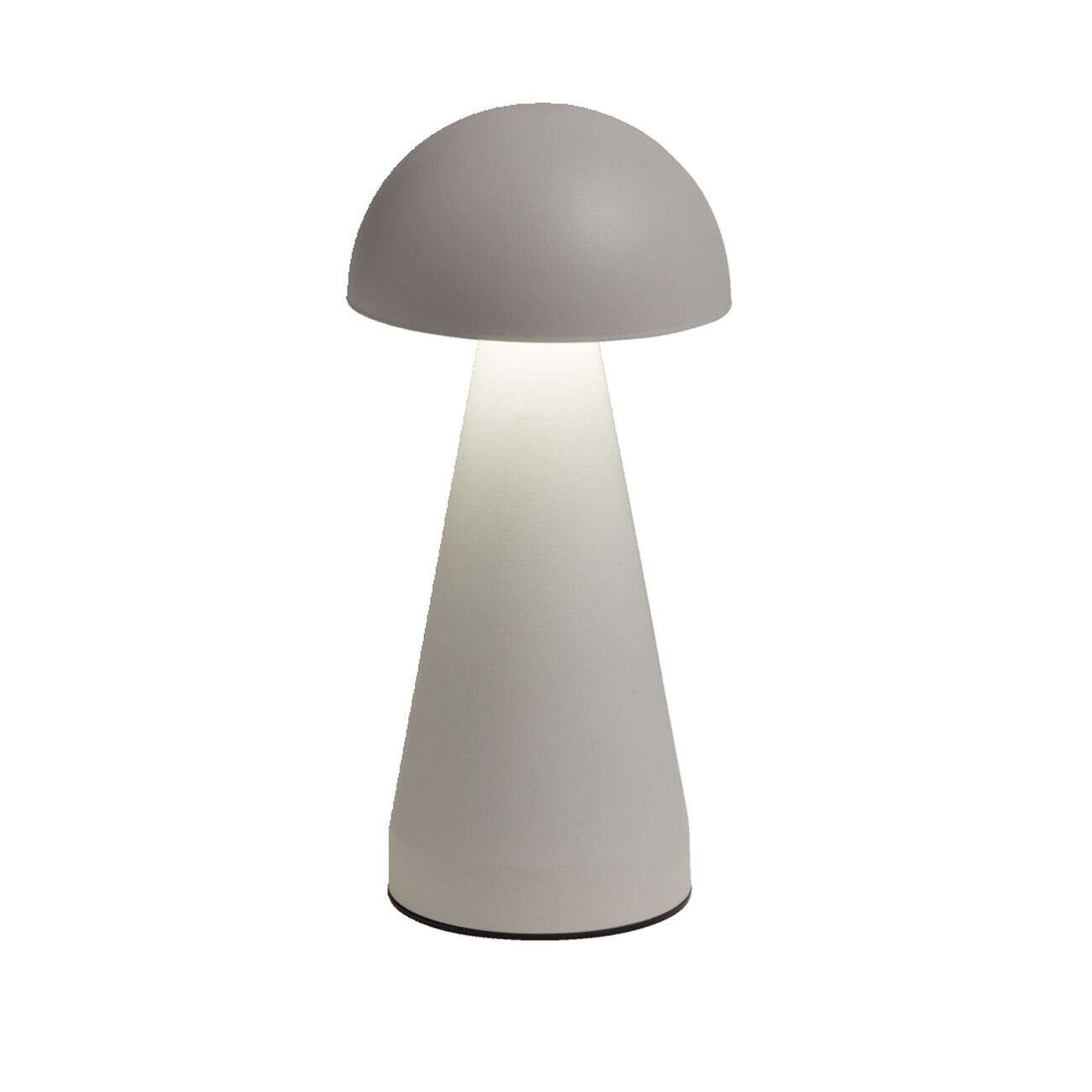 Lampe de table Roundi USB tactile blanche Ø9,5xH22,5cm