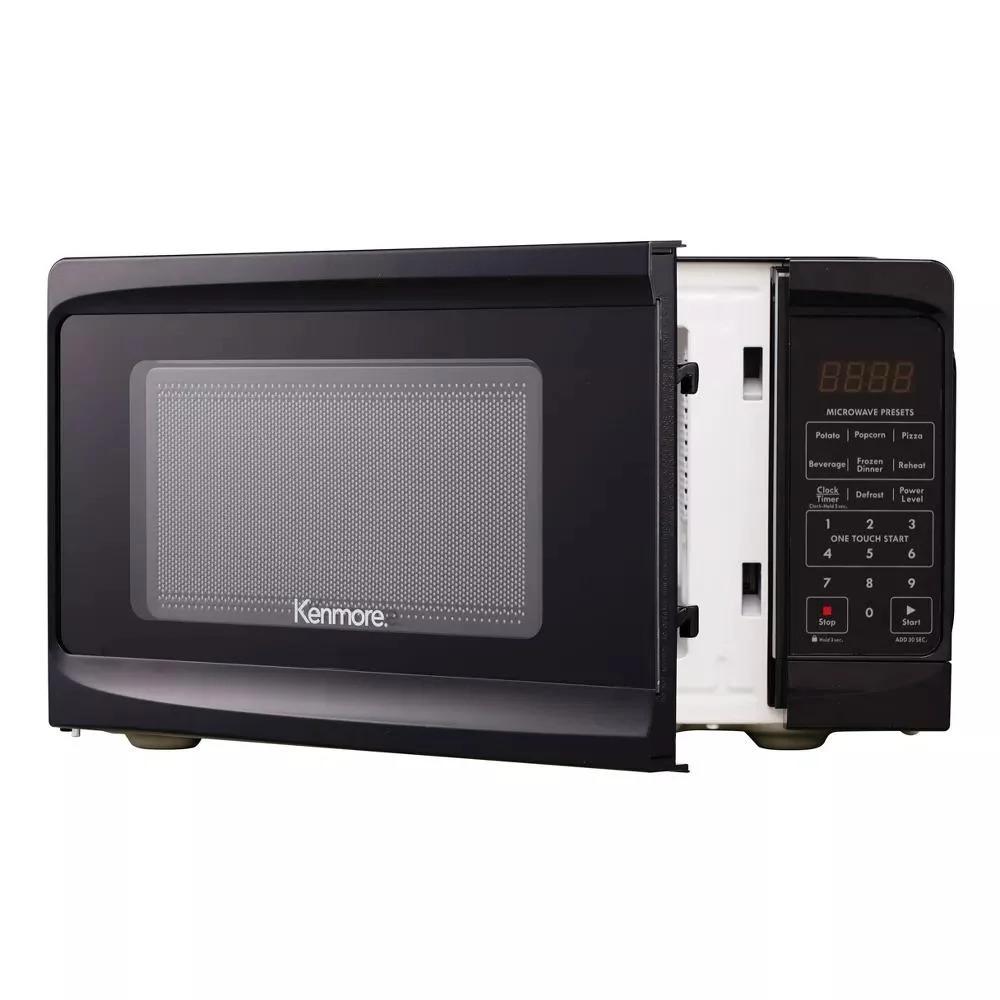 0.7 cu-ft Microwave Black - Image 6