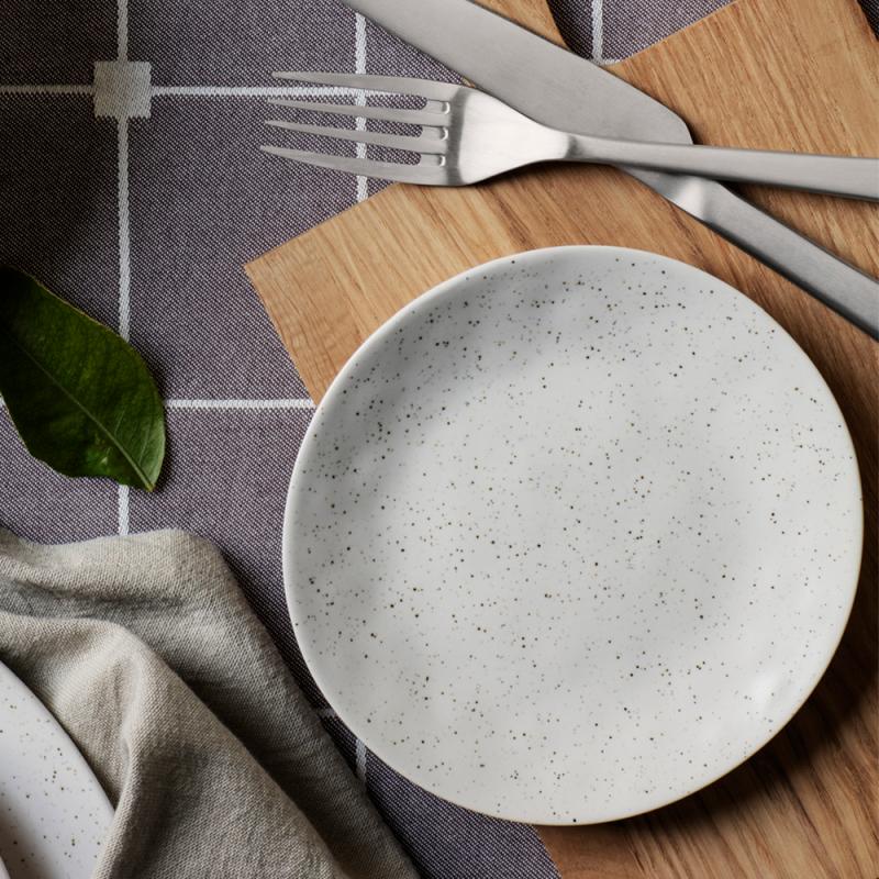 Nordic Vanilla desserttallerken 20 cm kremhvit