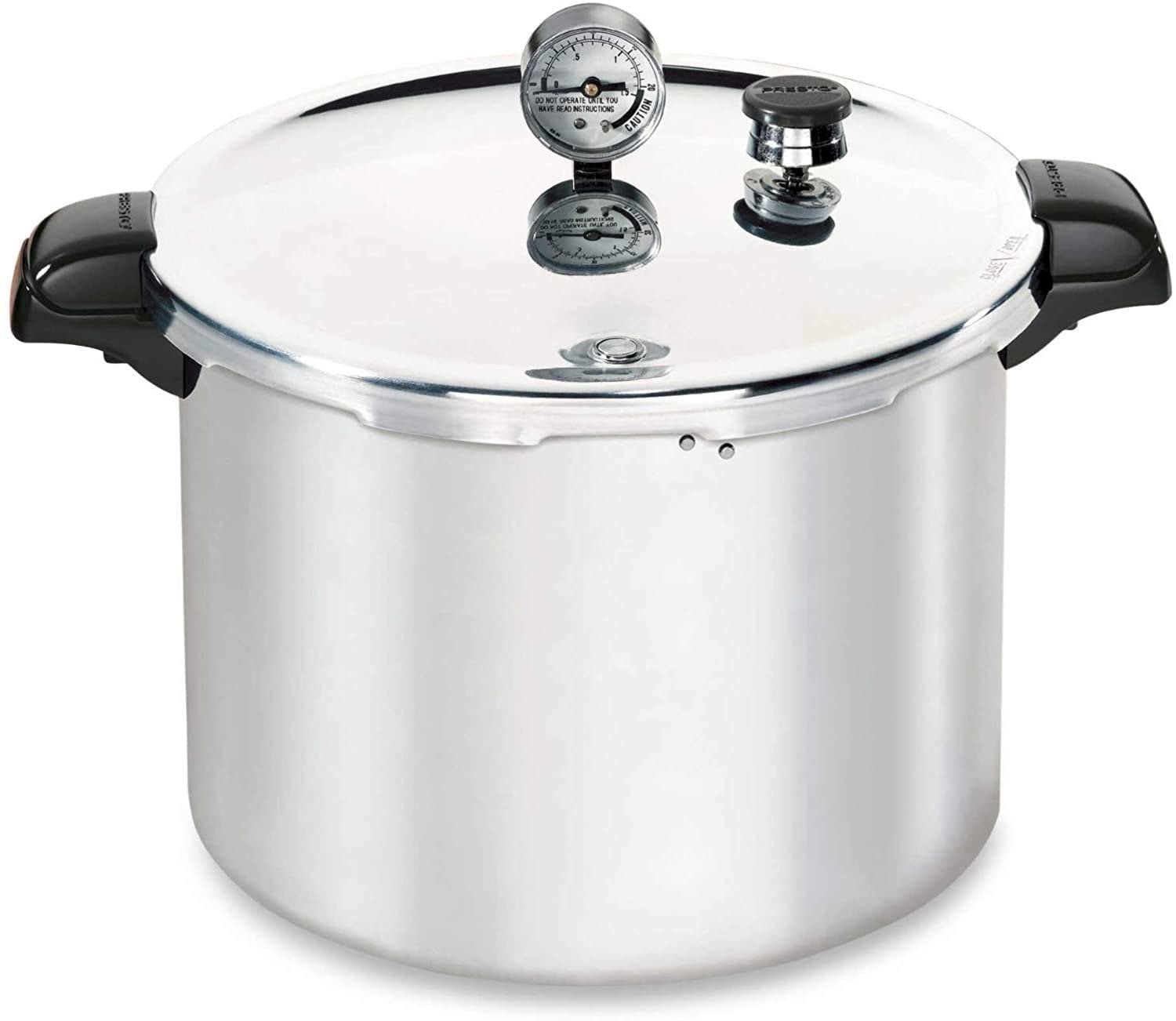 Presto 16-Quart Aluminum Pressure Cooker Canner, Silver