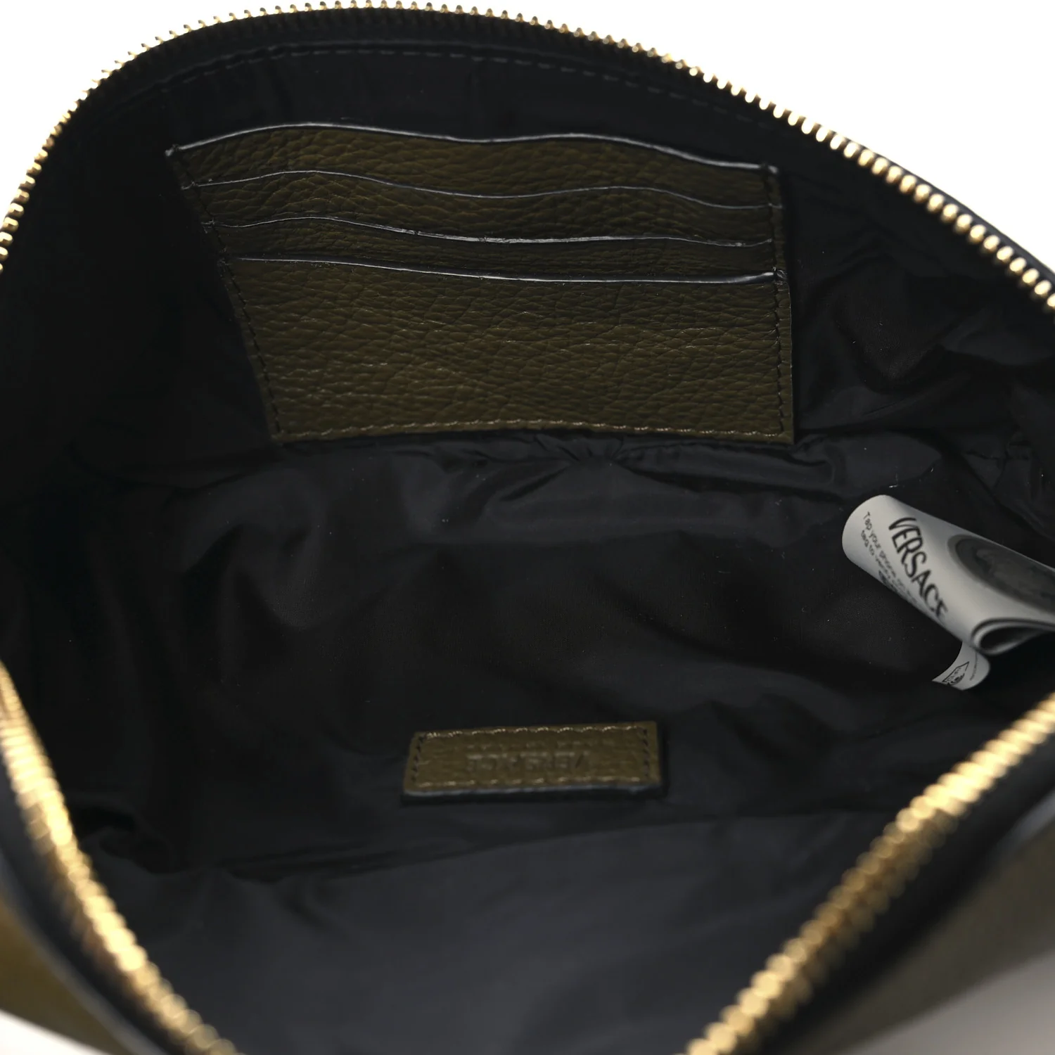 Grained Calfskin Vanitas Medea Belt Bag Khaki
