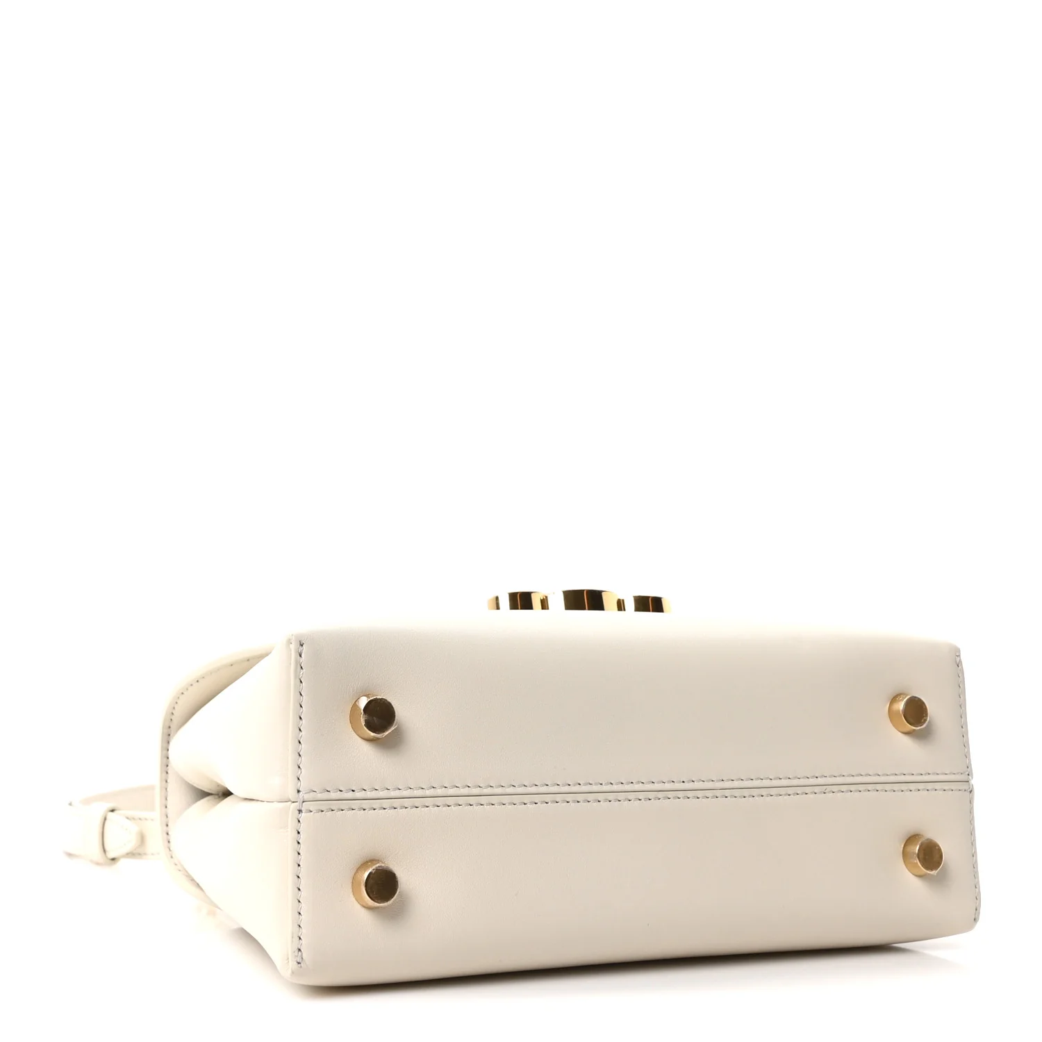 Smooth Satinated Calfskin Teen Nino Rice