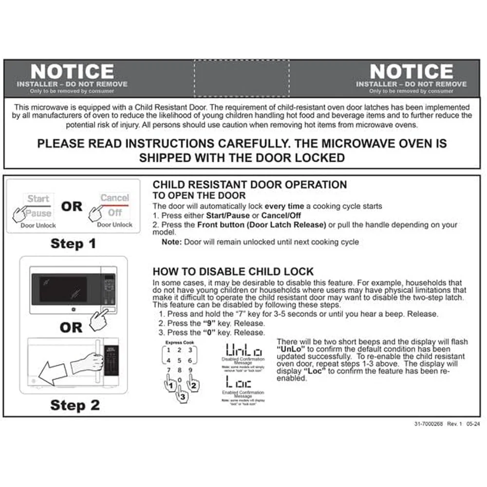 GE GCST07N1WSS Countertop Microwave Oven 700 - Watt Compact 0.7 cu ft Stainless Steel Bundle with 2 YR CPS Enhanced Protection Pack