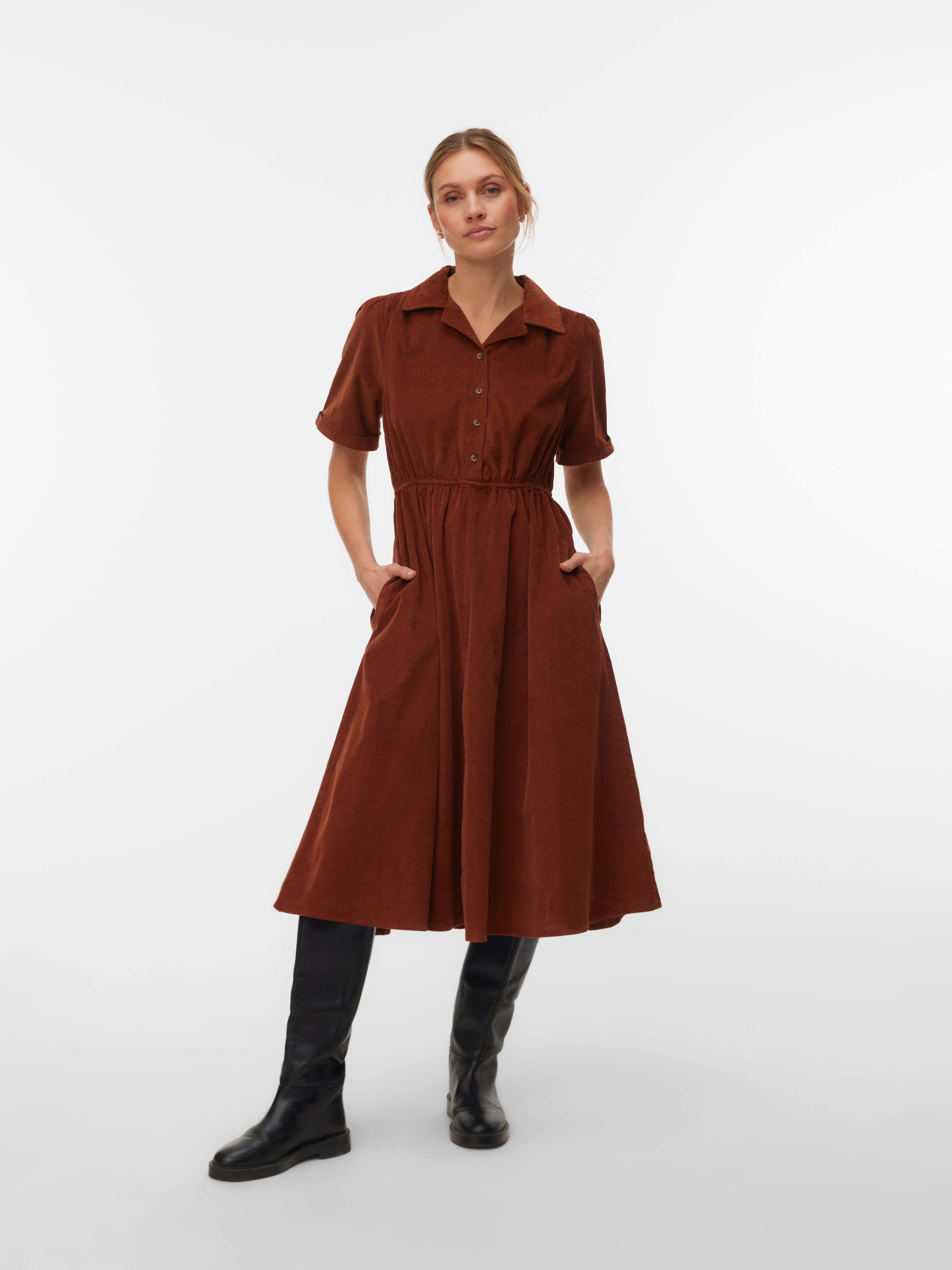 VERO MODA® VMRAY Corduroy Midi dress
