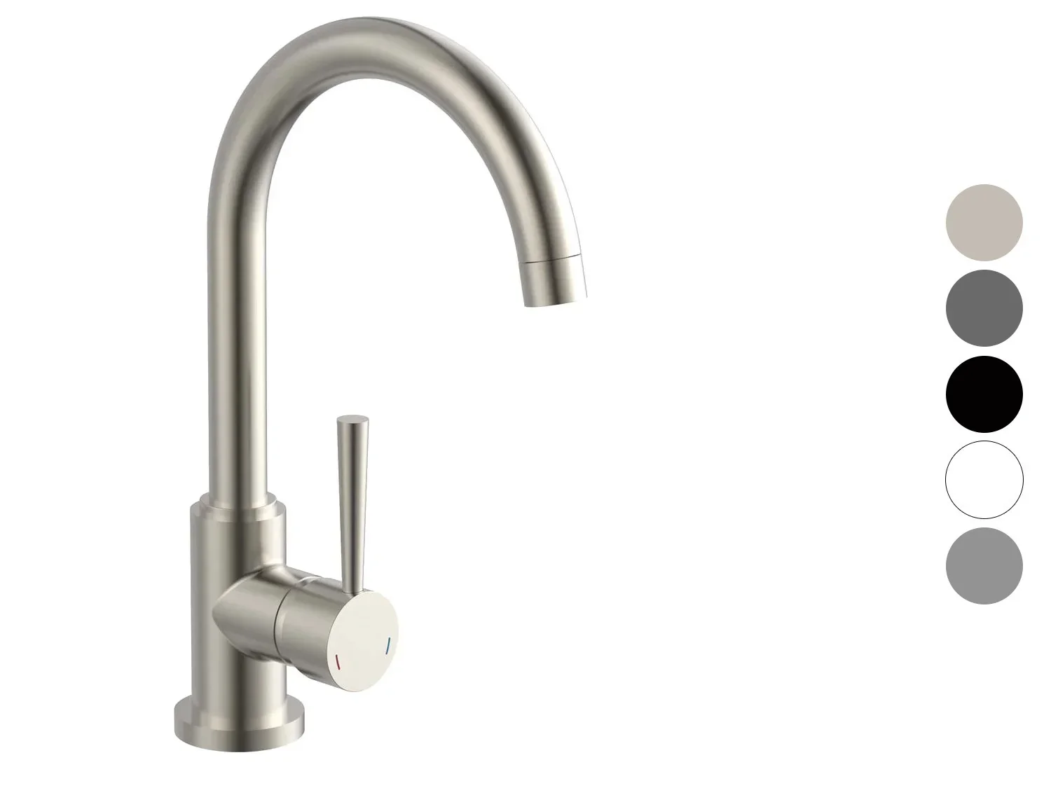 Schtte Mitigeur robinet de cuisine CORNWALL, avec bec courb