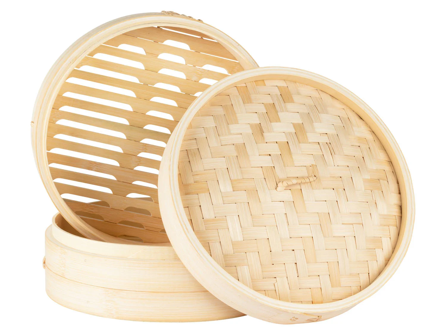ERNESTO Cuiseur vapeur en bambou,  25 cm