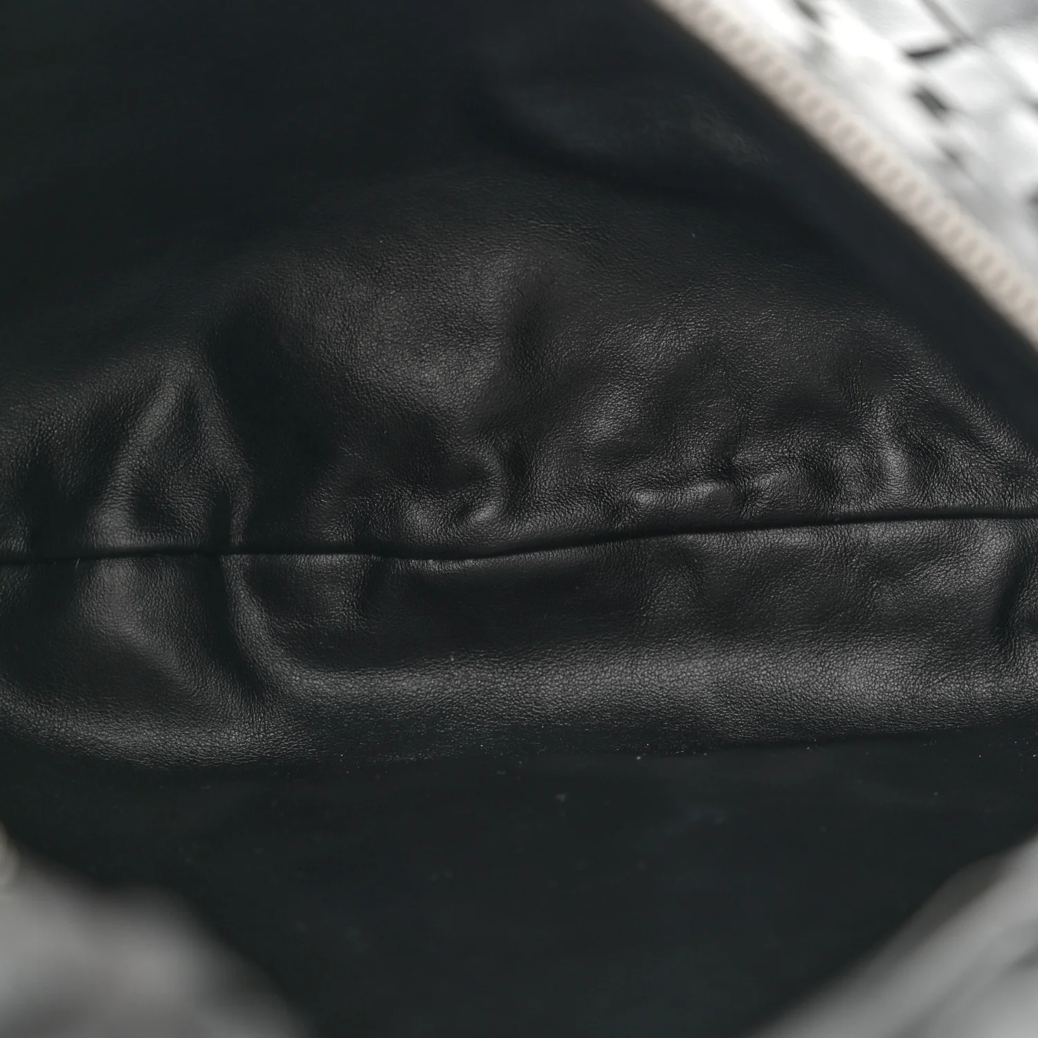 Nappa Intrecciato Teen Jodie Hobo Black
