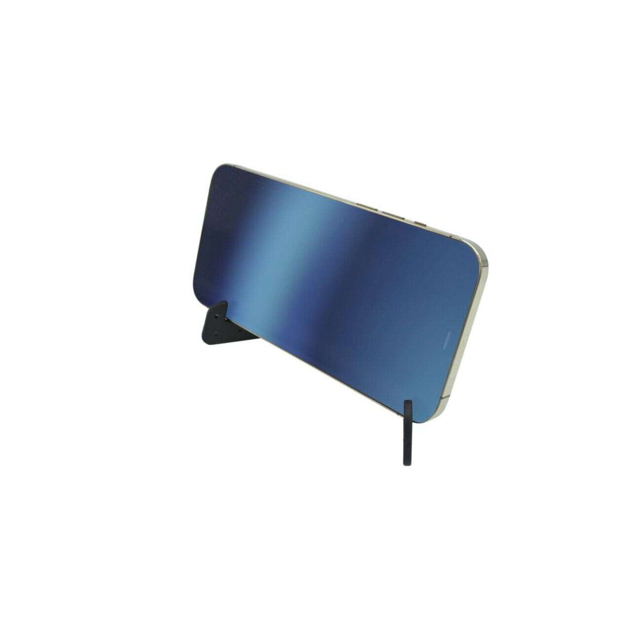 Support de téléphone ou tablette pliant angle 90° noir