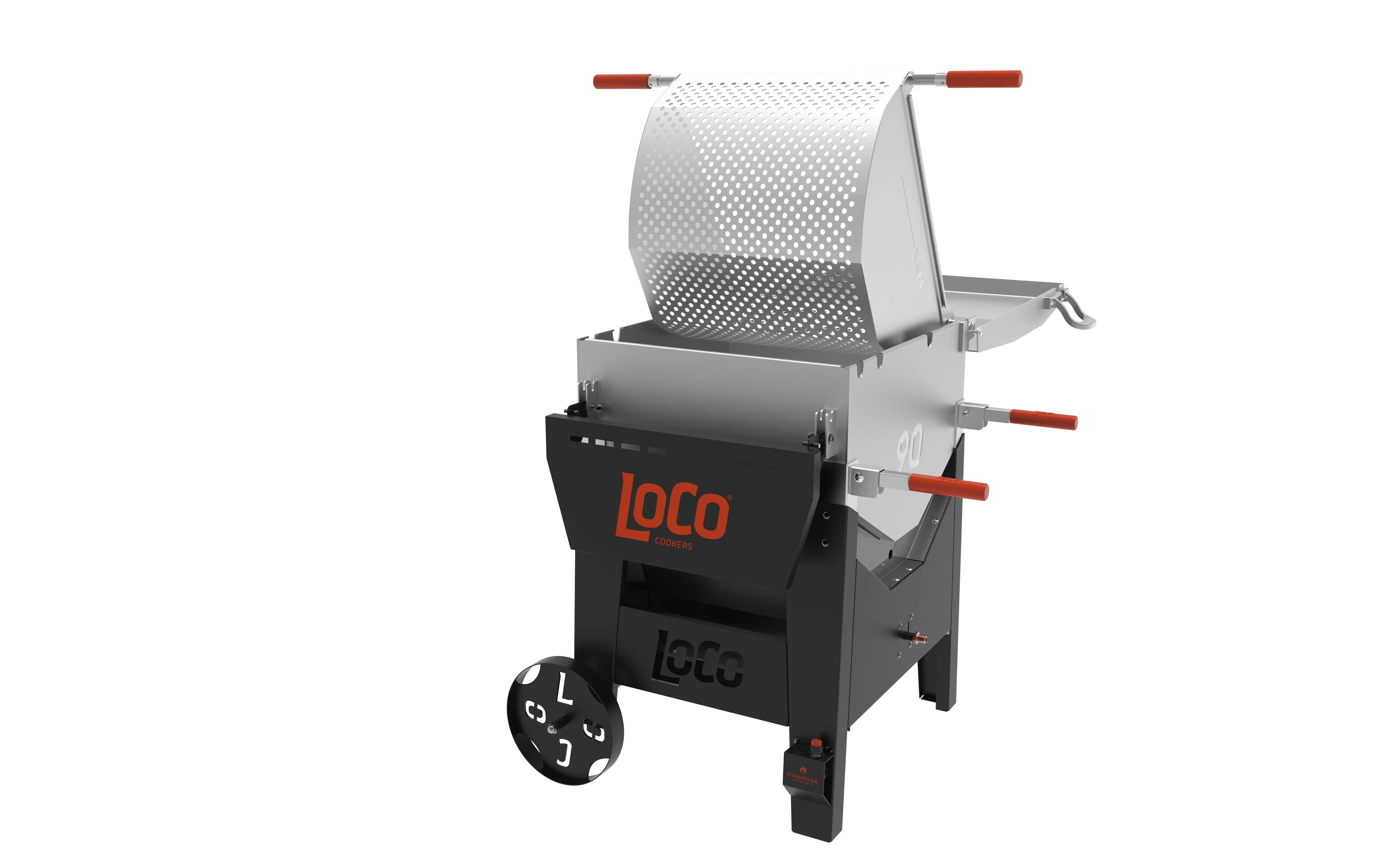 Loco Cookers Propane Cart Boiler, 90 Quart