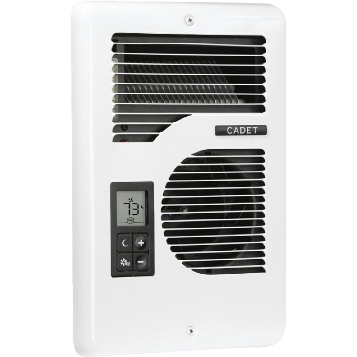 Chauffage mural Cadet Energy Plus, thermostat numérique, 240/208/120 V, blanc