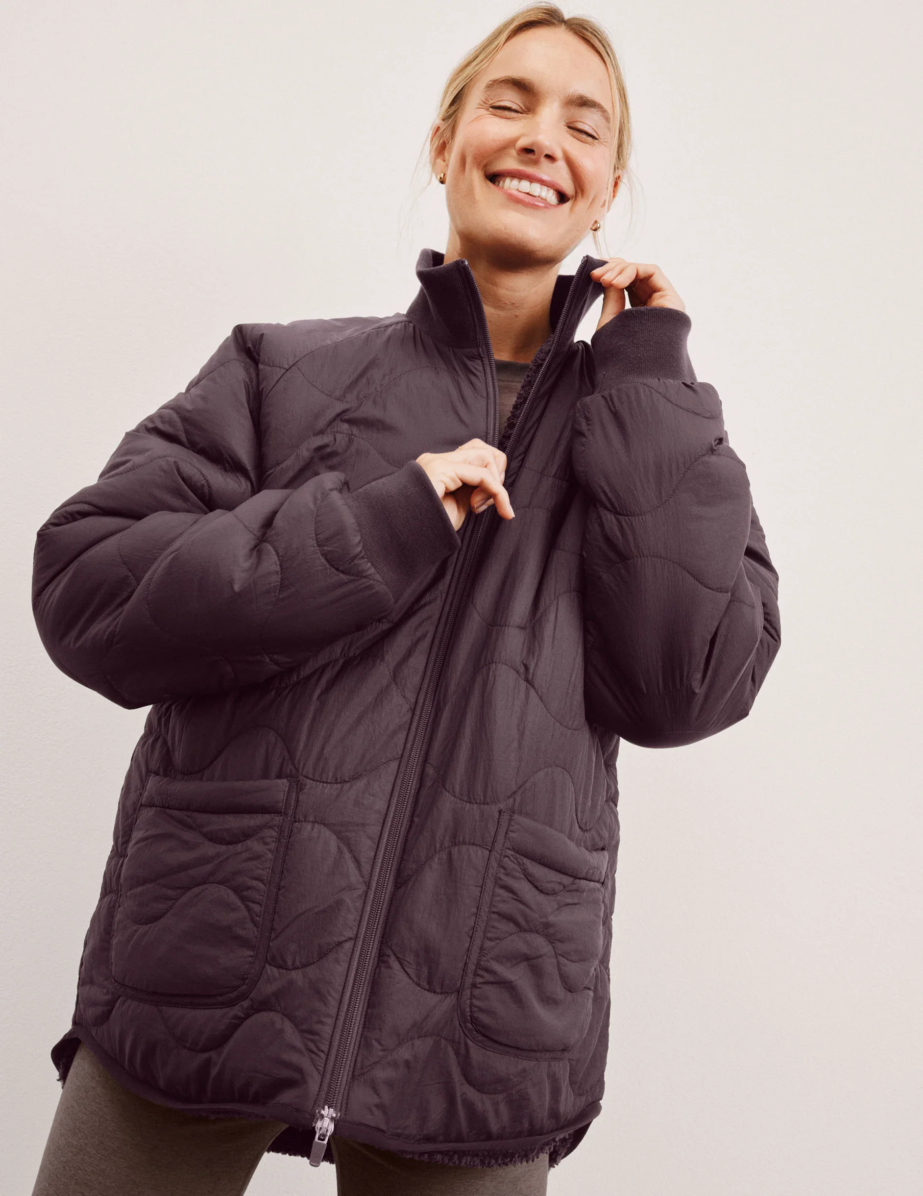 2-Way Quilted Jacket