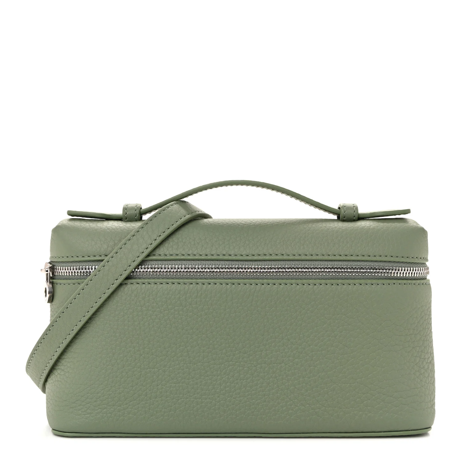 Grained Calfskin L19 Extra Pocket Pouch Sage Brush Leaves