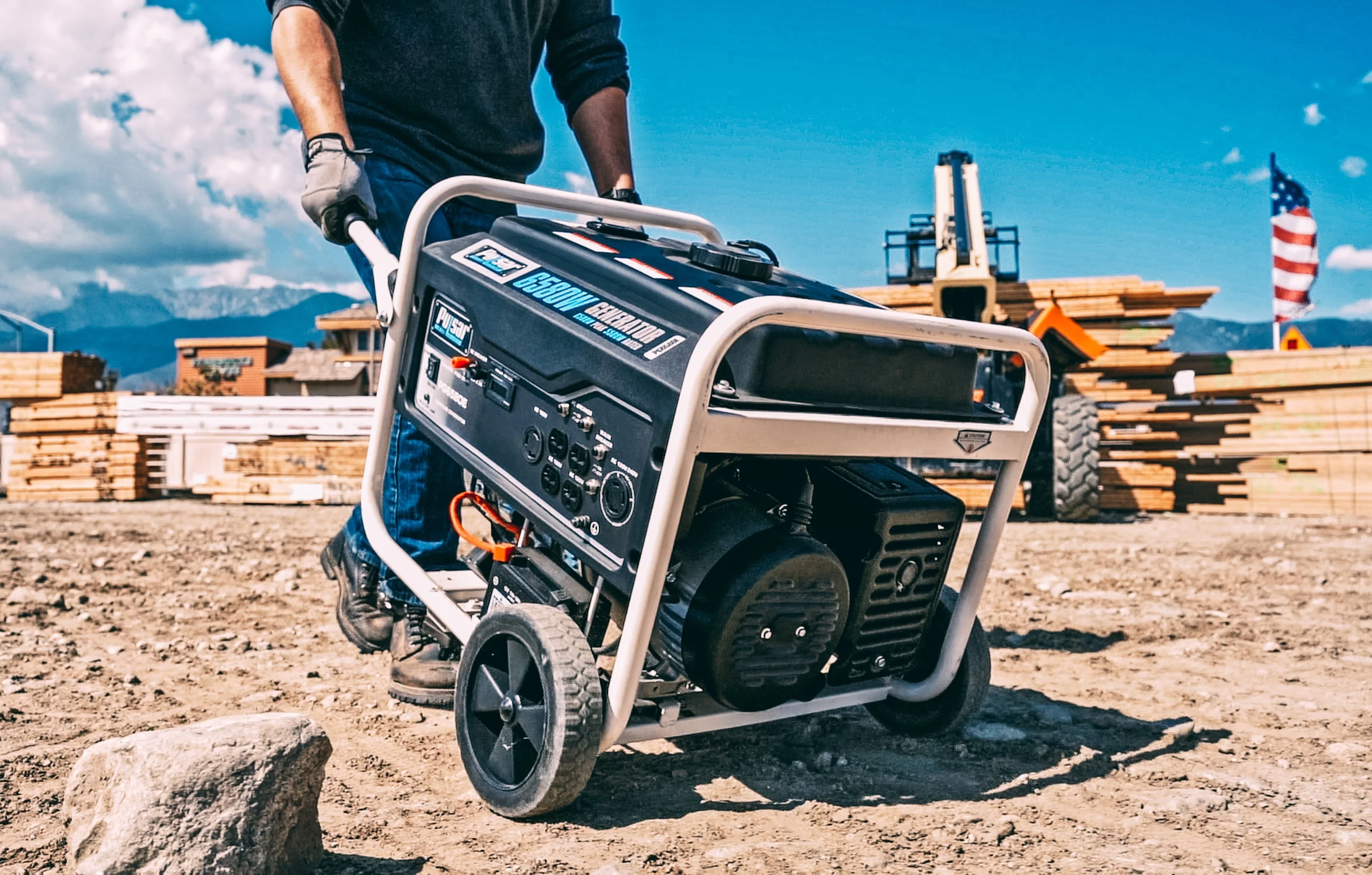 6580 Watt Portable Generator with Electric Start Image 4