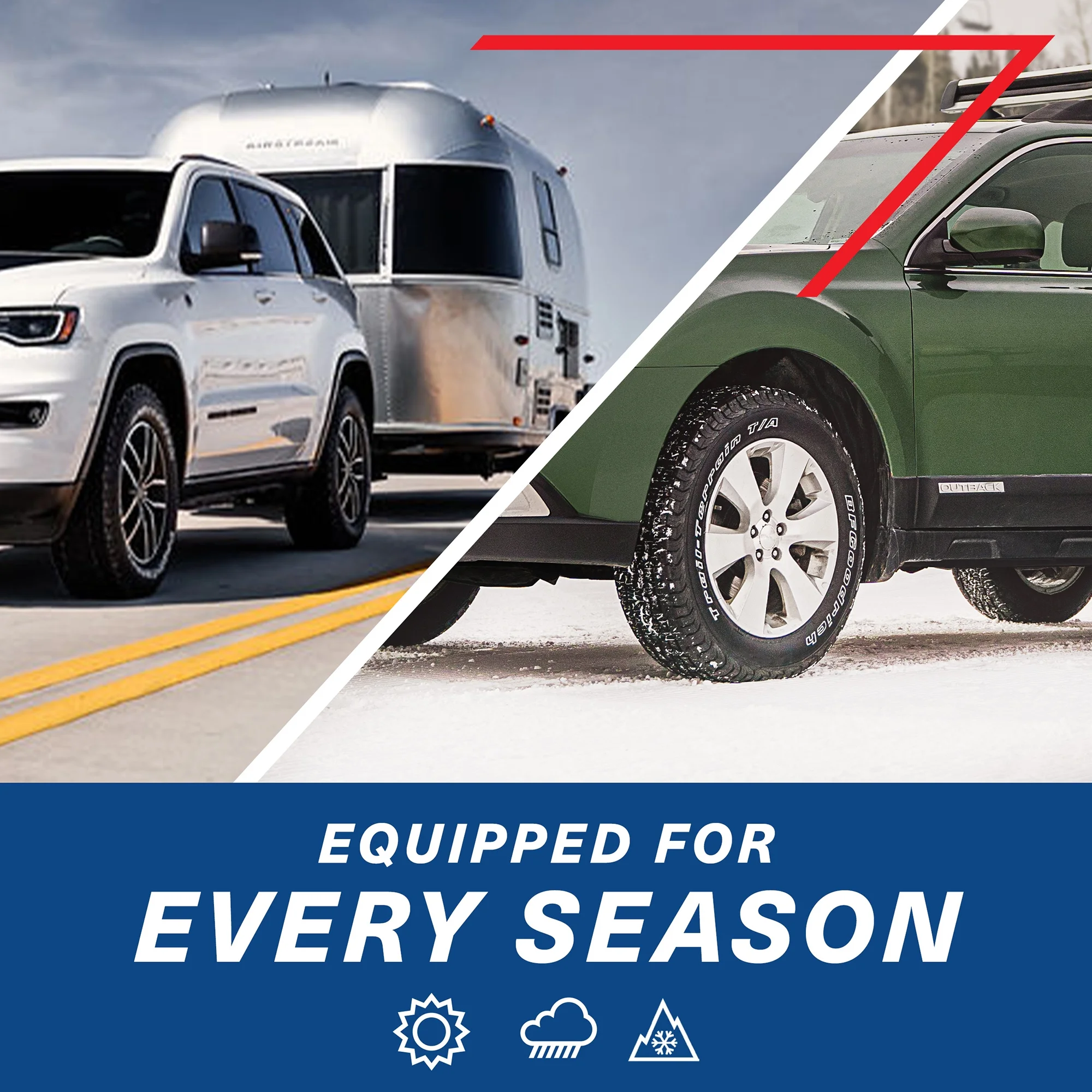 BFGoodrich Trail - Terrain T/A All - Season 265/70R16 112T Tire