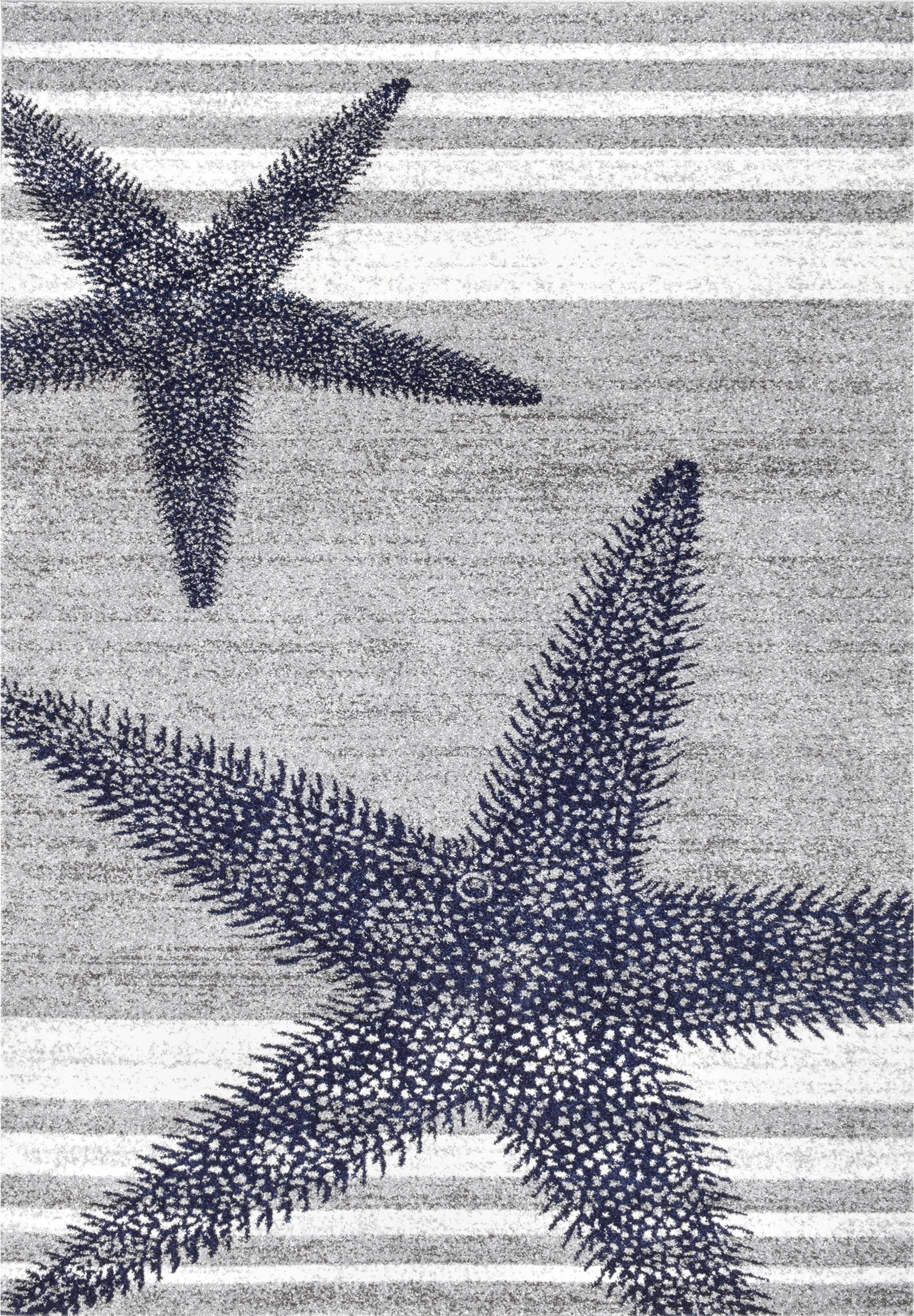 nuLOOM Thomas Paul Starfish Area Rug 8' Square Grey