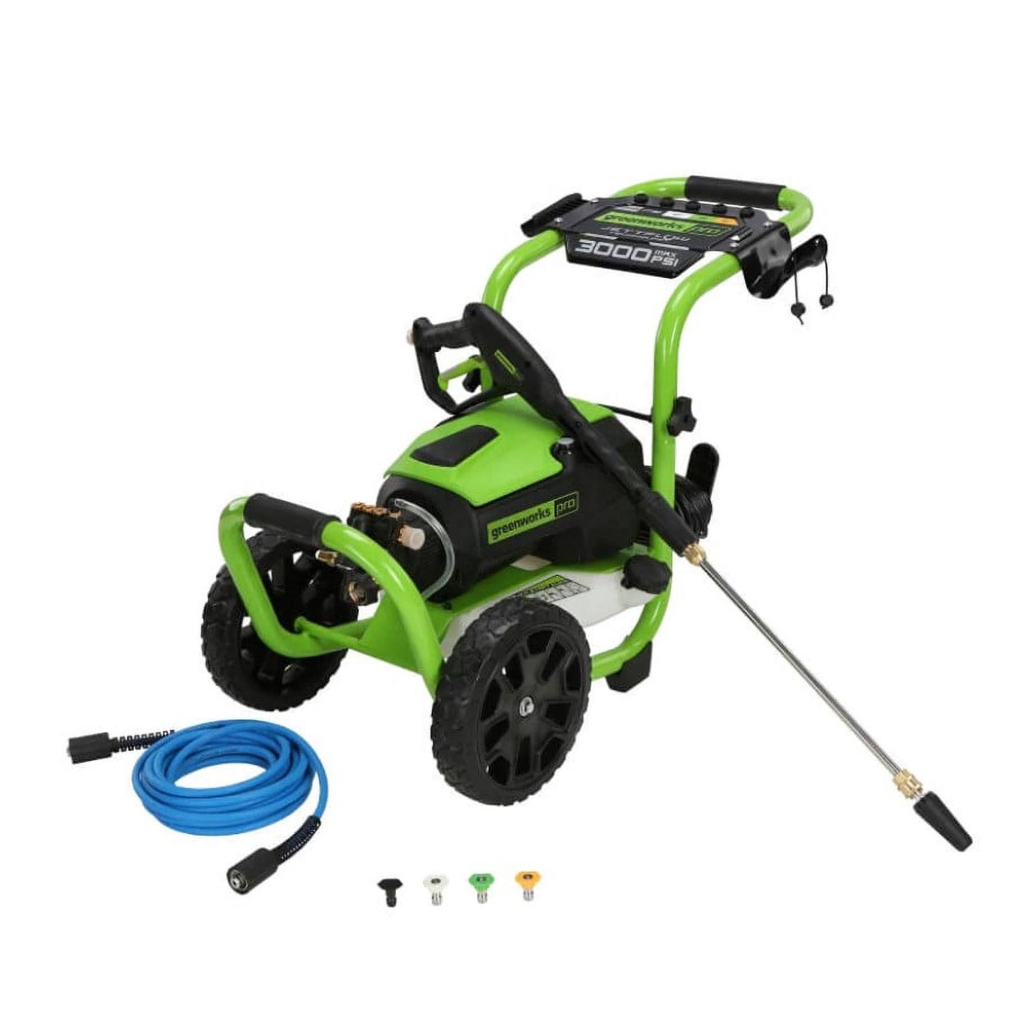 Greenworks Pro 3000 PSI 2-Gallon-GPM Cold Water Electric Pressure Washer New