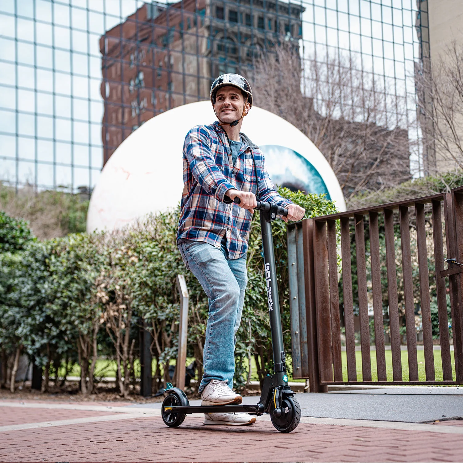 G2Plus Foldable Electric Scooter for Adult Teens Age of 8+ with 6" Tires, 200W 12mph, Gray(Black) - Image 2