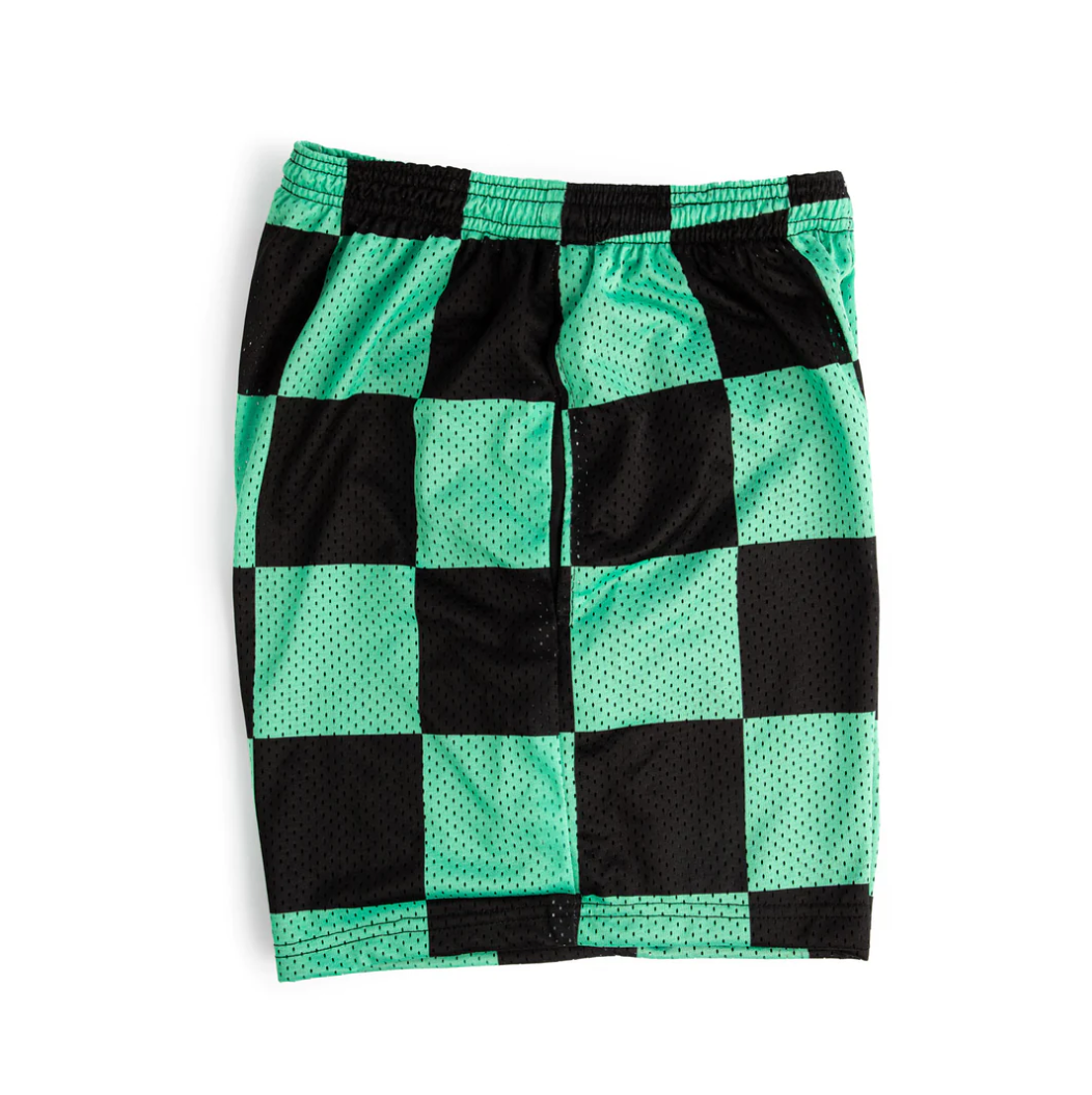 Short à carreaux Demon Slayer