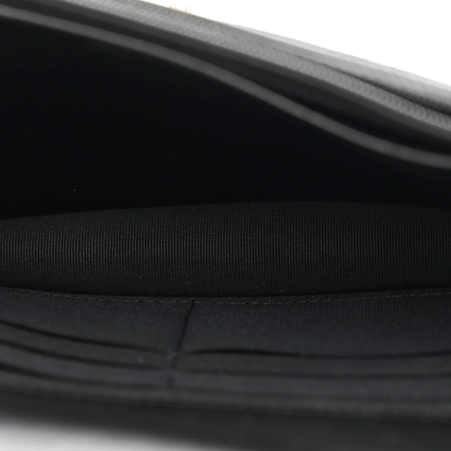 Lambskin Quilted Trendy CC Wallet On Chain WOC Black