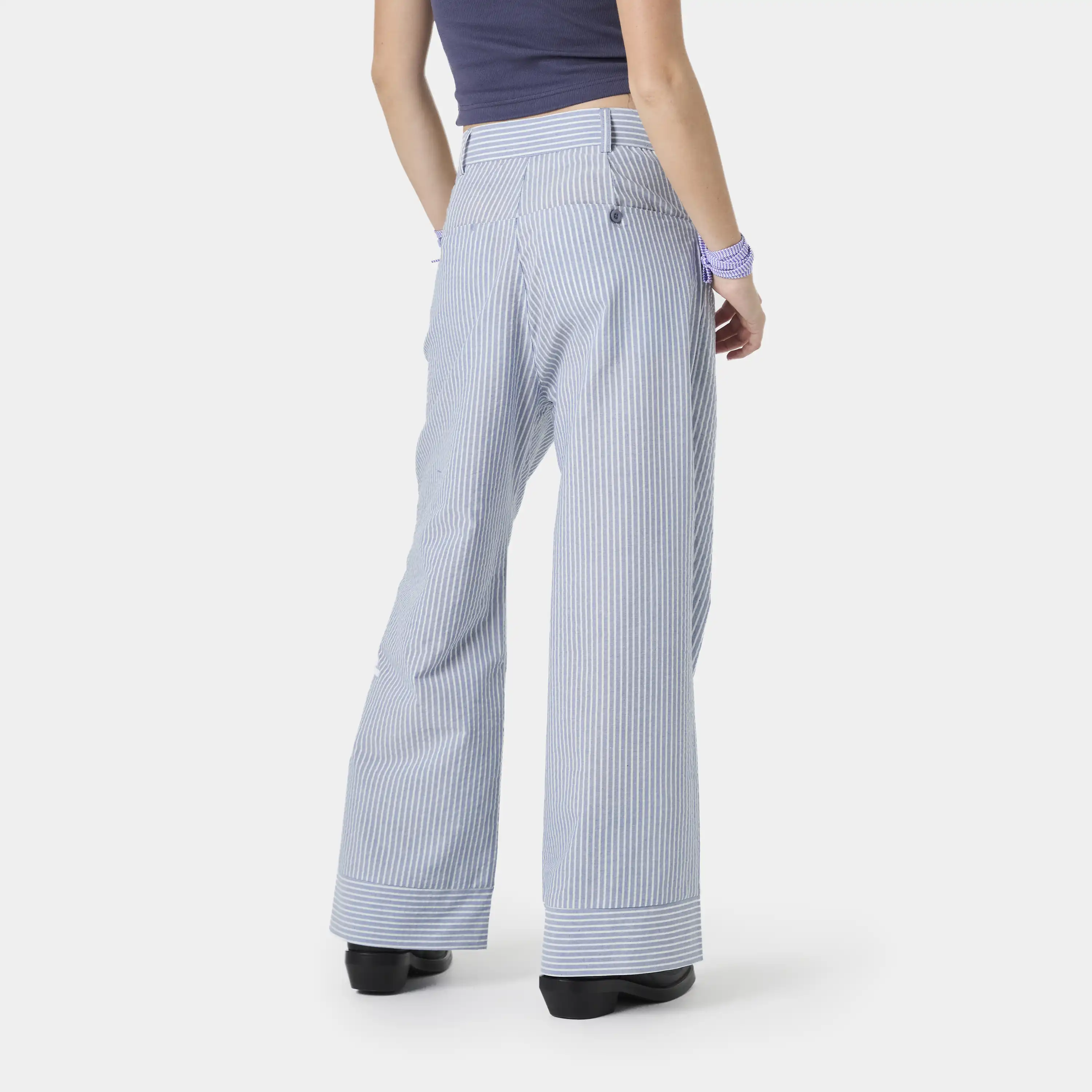 Striped Frost Baggy Pants