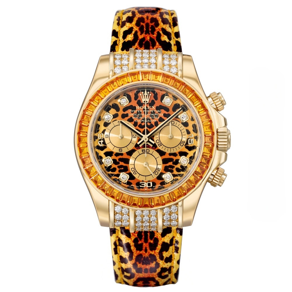 [Super Clone]Rolex Cosmograph Daytona Diamond Dial Men's Watch 116598SACO