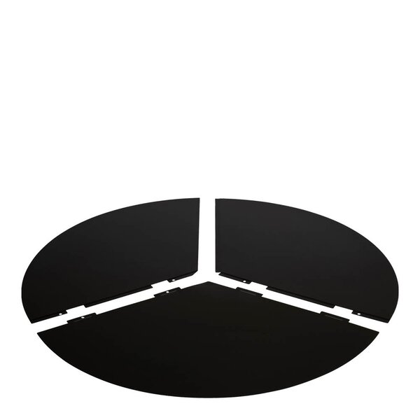 Underlagsplate 100 cm svart