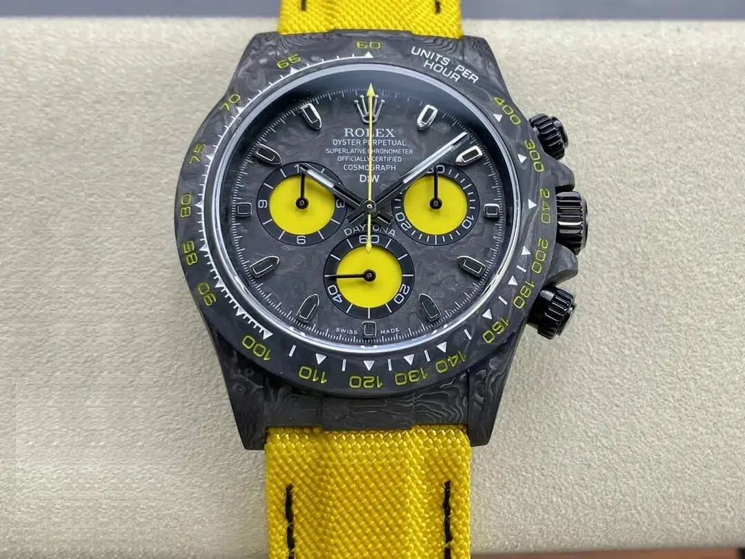 Rolex Daytona Cosmograph Diw Custom Version Noob Factory Carbon Fiber Dial