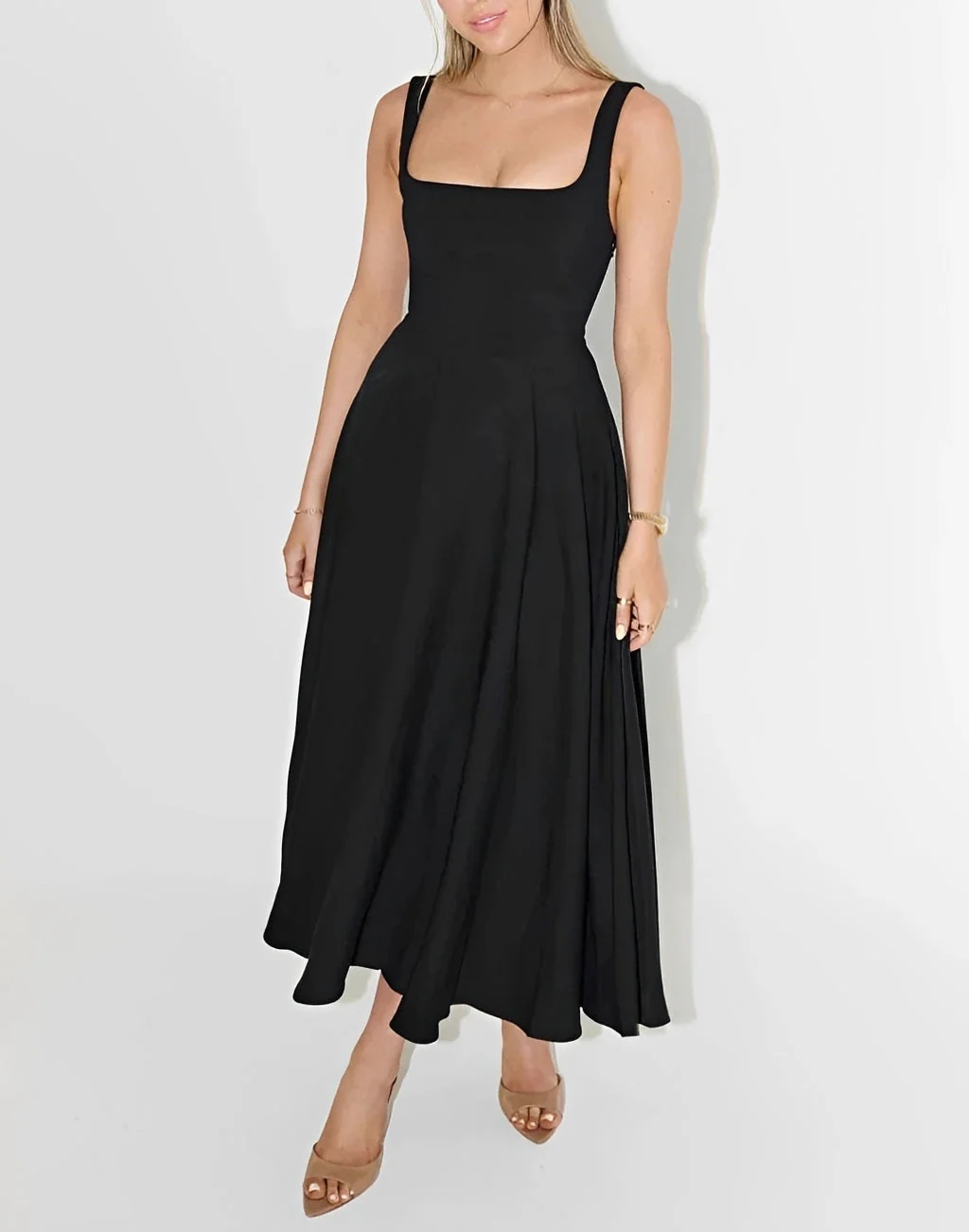 Shelley - Robe midi sans manches