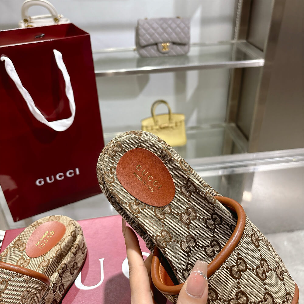 GUCCI Women s GG platform sandal