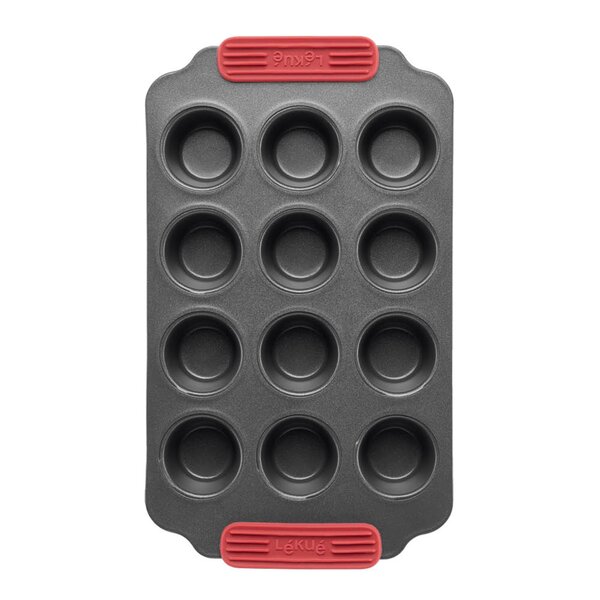 Bakeform for minimuffins 12 hull 36x18 cm keramisk non-stick