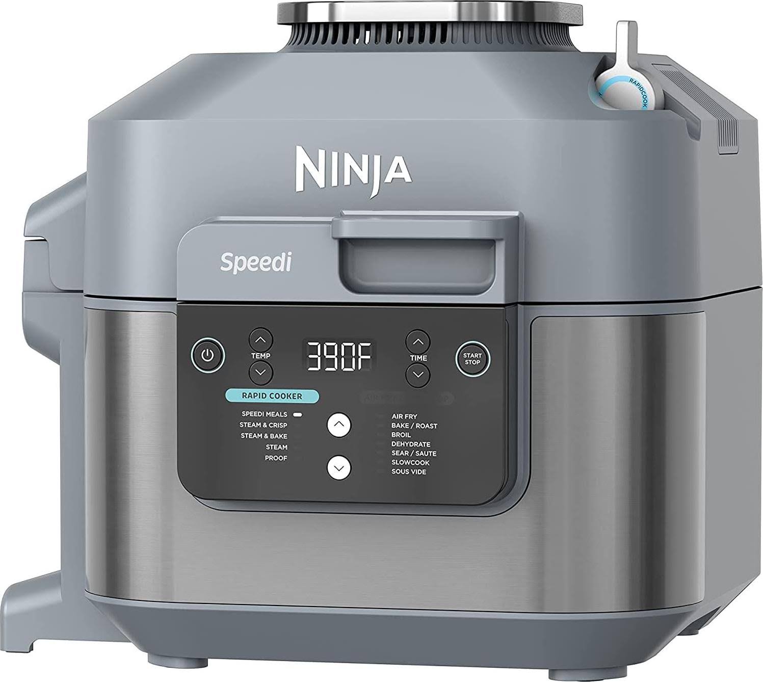 Ninja SF301 Speedi Rapid Cooker and Air Fryer, 6-Quart Capacity, 12-in-1 Functions to Steam, Bake, Roast, Sear, Saut, Slow Cook, Sous Vide and More,