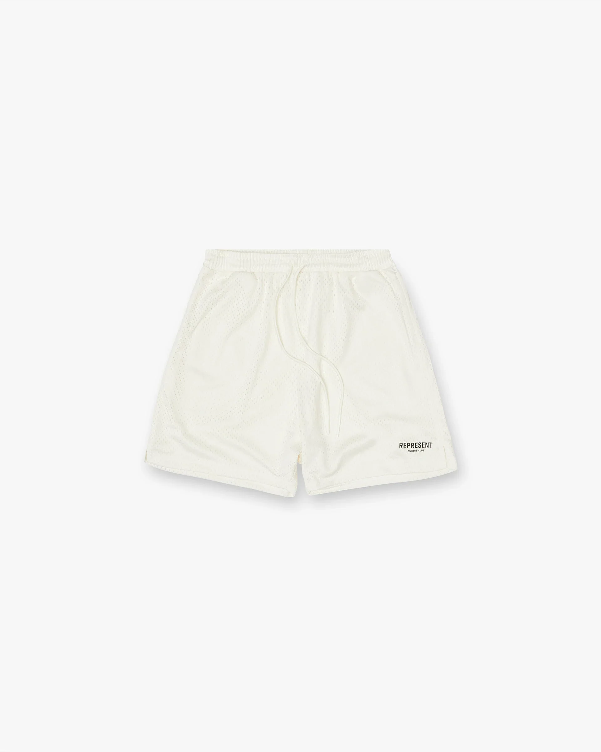 Represent Owners Club Mesh Shorts - Flat White