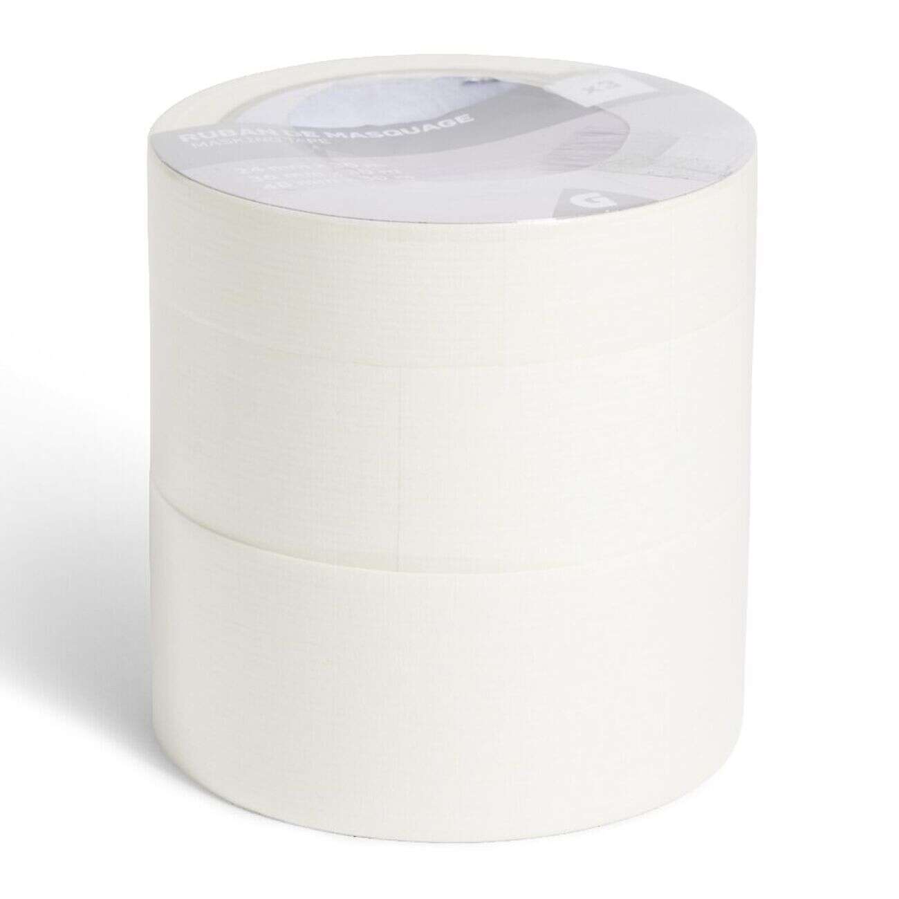 Lot de 3 rubans de masquage 25/36/50mm 30m