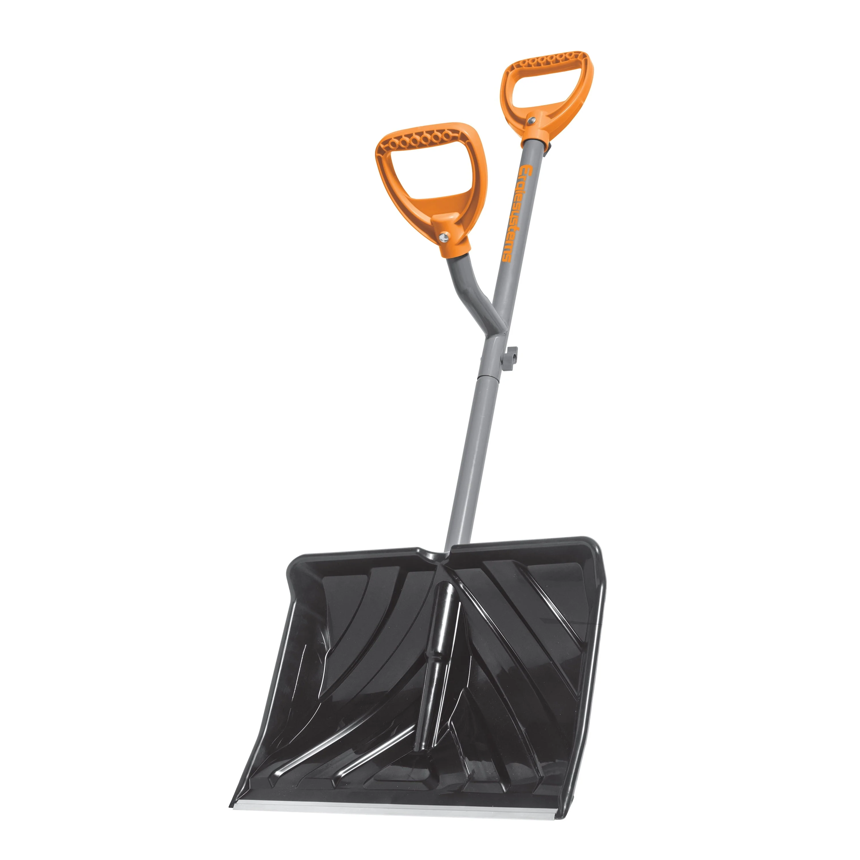 Ergie Systems 18" Impact Resistant Snow Shovel, 34 5" Steel Shaft Image 6
