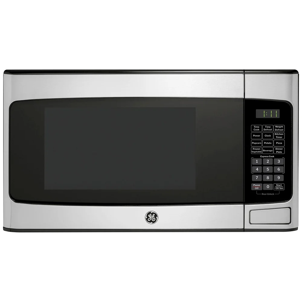 GCST11N1WSS 1.1 cu. ft. Countertop Microwave Oven 950 Watts Stainless Steel Bundle with 2 YR CPS Enhanced Protection Pack(Steel) - Image 2