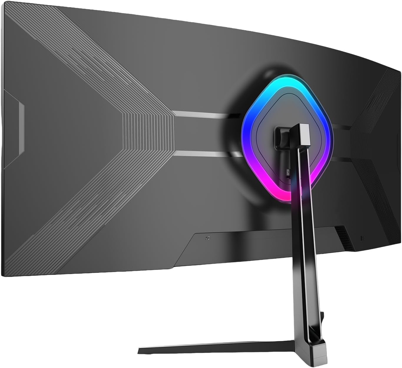 ZZA 34 Inch Curved Monitor  Gaming Monitor 240HZ 1500R 3440 * 1440P  Ultra Wide Computer Monitors with FreeSync HDR10  1ms PC Screen Eye Care  Borderless Design Support Wallmount 75x75mm