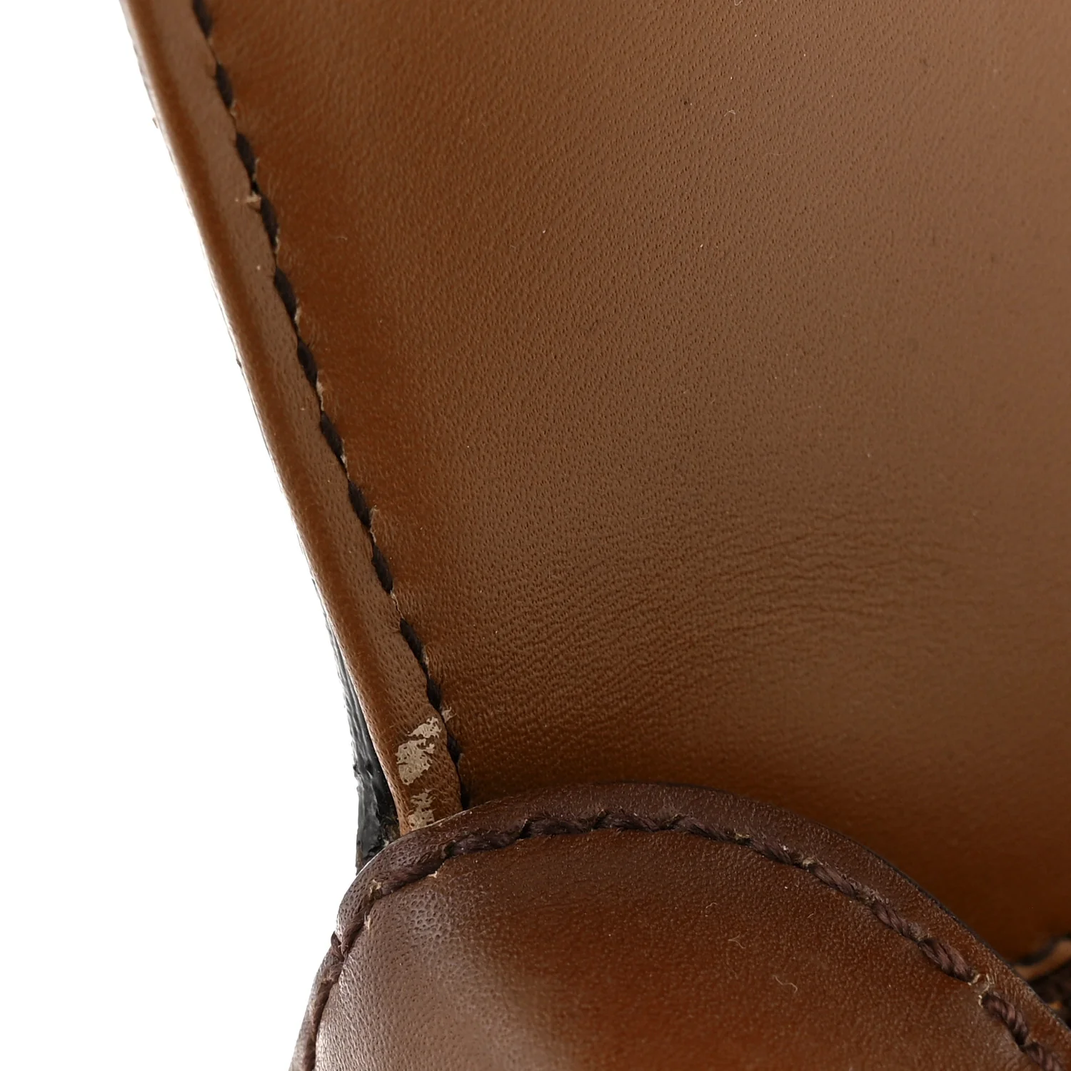 Calfskin Medium Lady Web Shoulder Bag Cuir