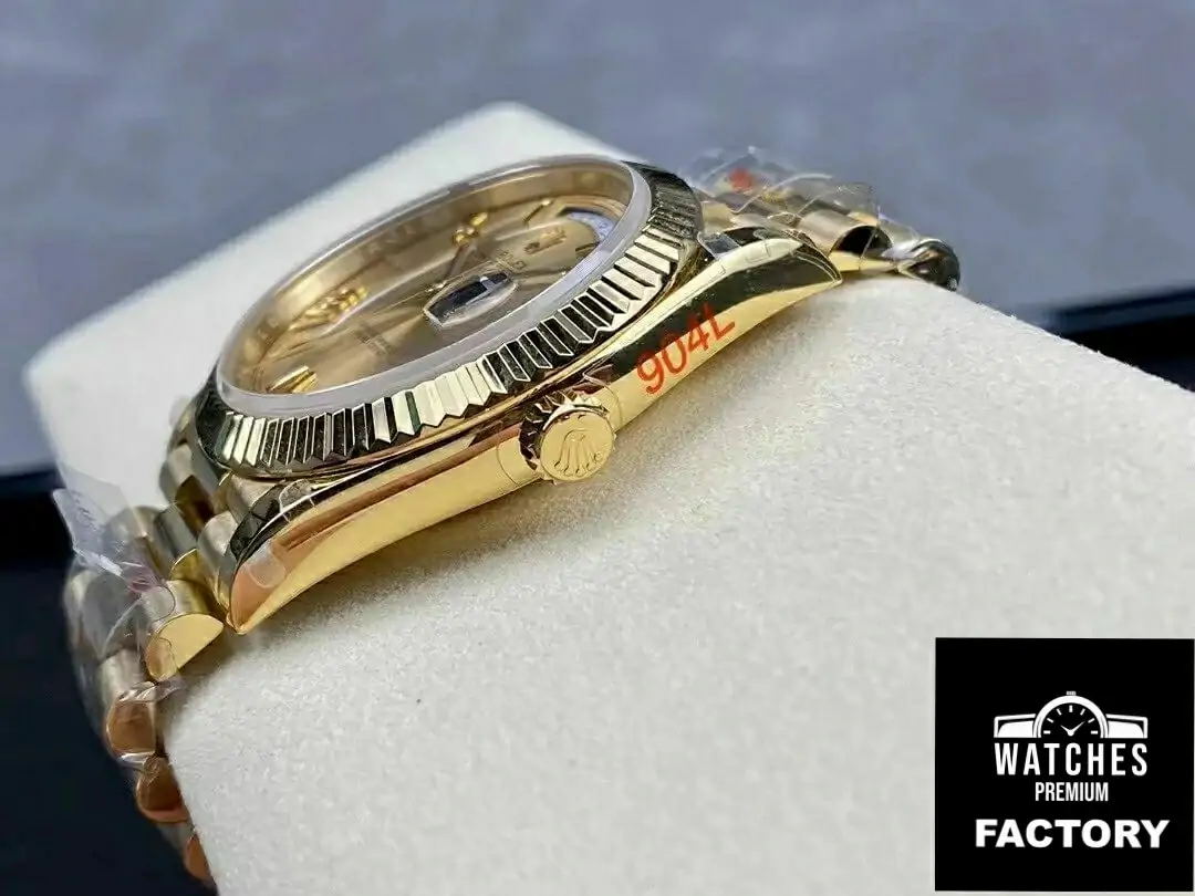 Rolex Day Date M228238-0006 904L Gold Case