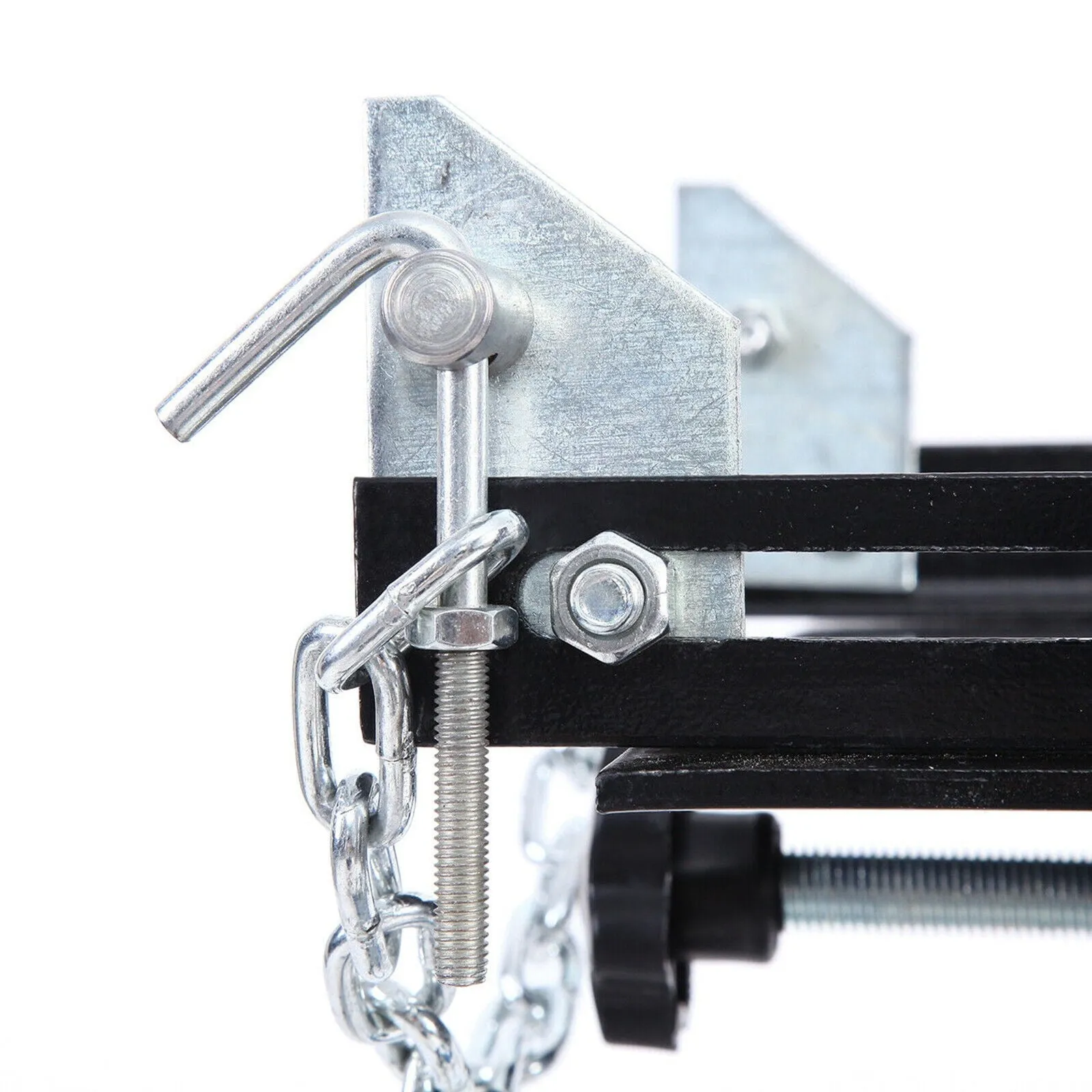 Cric hydraulique vertical de transmission automobile de 750 kg (1660 livres) avec pédale de roue pivotante à 360°, bleu, 84-178 cm (33-70 pouces) (0,75 tonne)