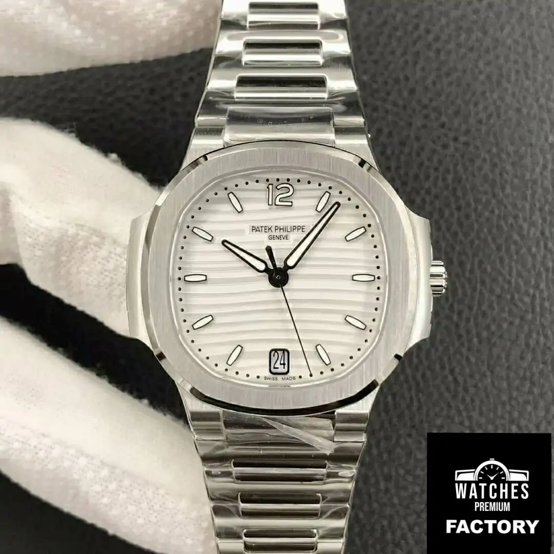 Patek Philippe Nautilus Ladies 7118 / 1A-010 3K Factory White Dial