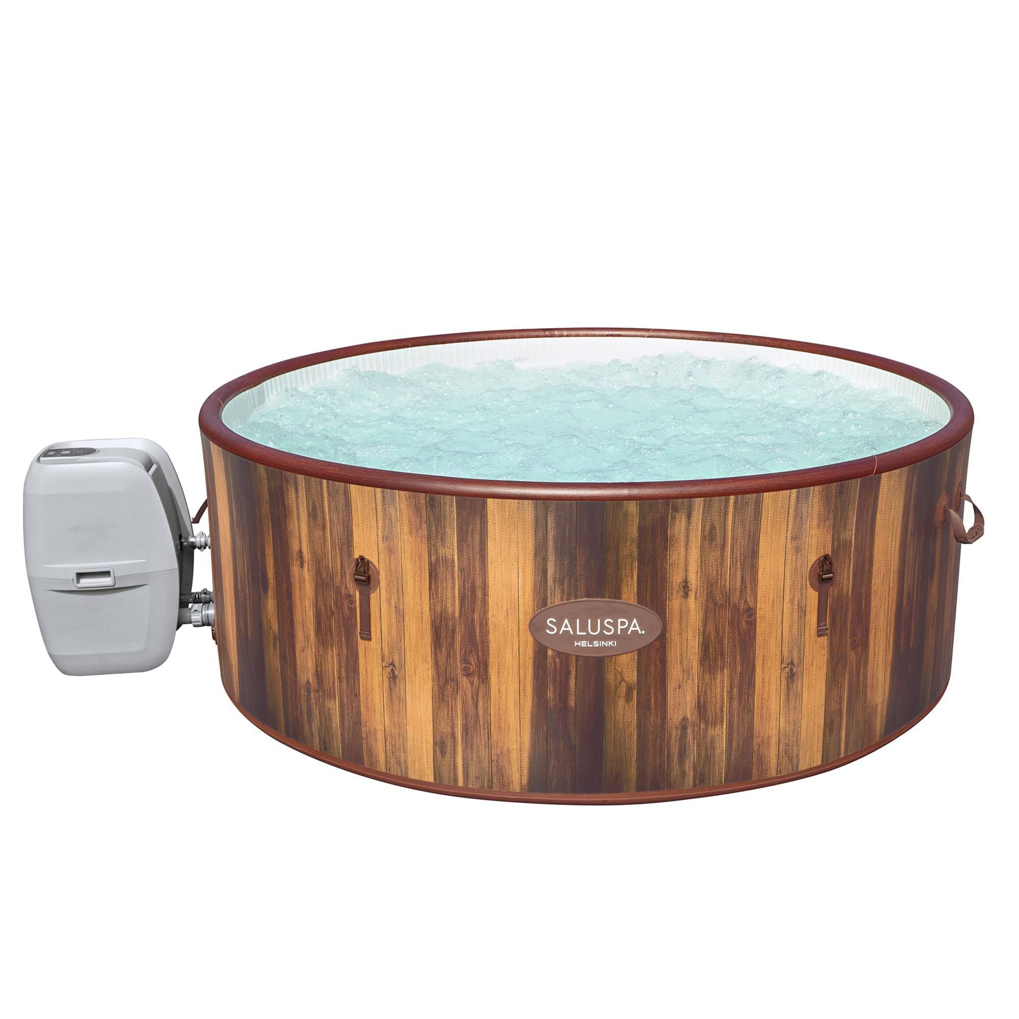 Bestway Helsinki SaluSpa 7 Person Inflatable Hot Tub Spa with 180 AirJets