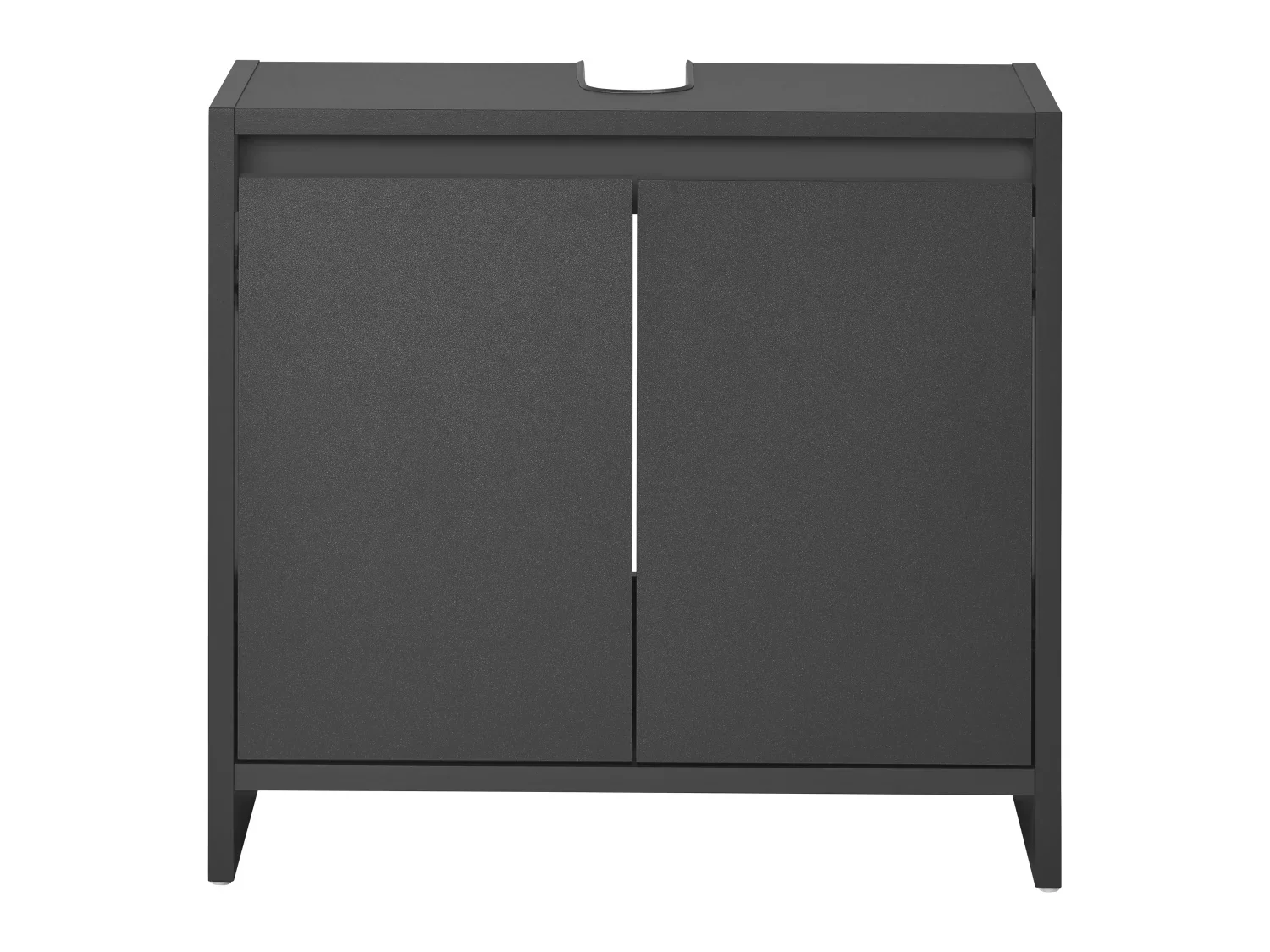 LIVARNO home Meuble sous-vasque Oslo, 60 x 55 x 28 cm, noir