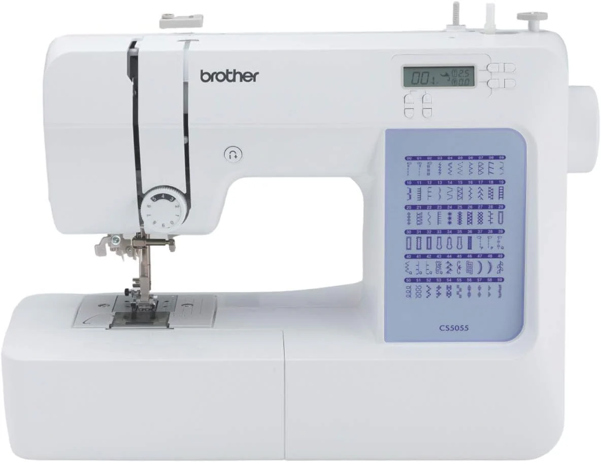 Machine à coudre informatisée Brother CS5055, 60 points intégrés, écran LCD